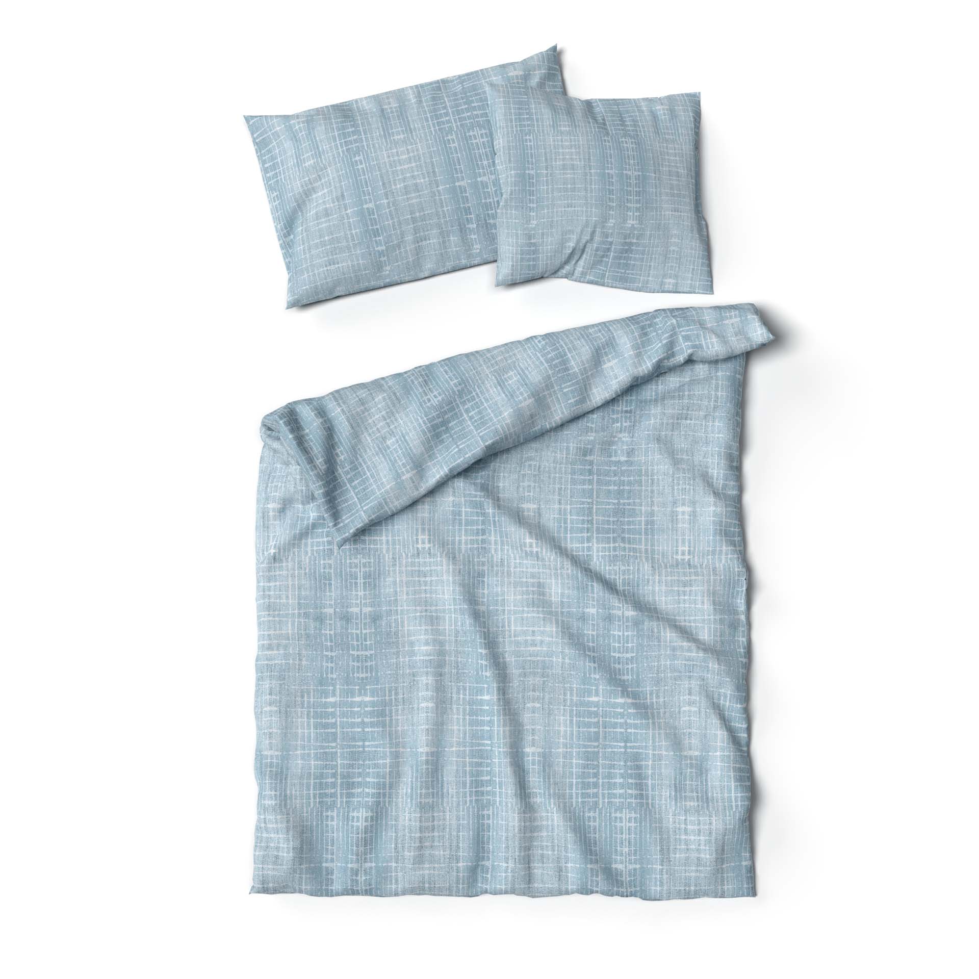 Lotus Bettwäsche Bambus Skara blau