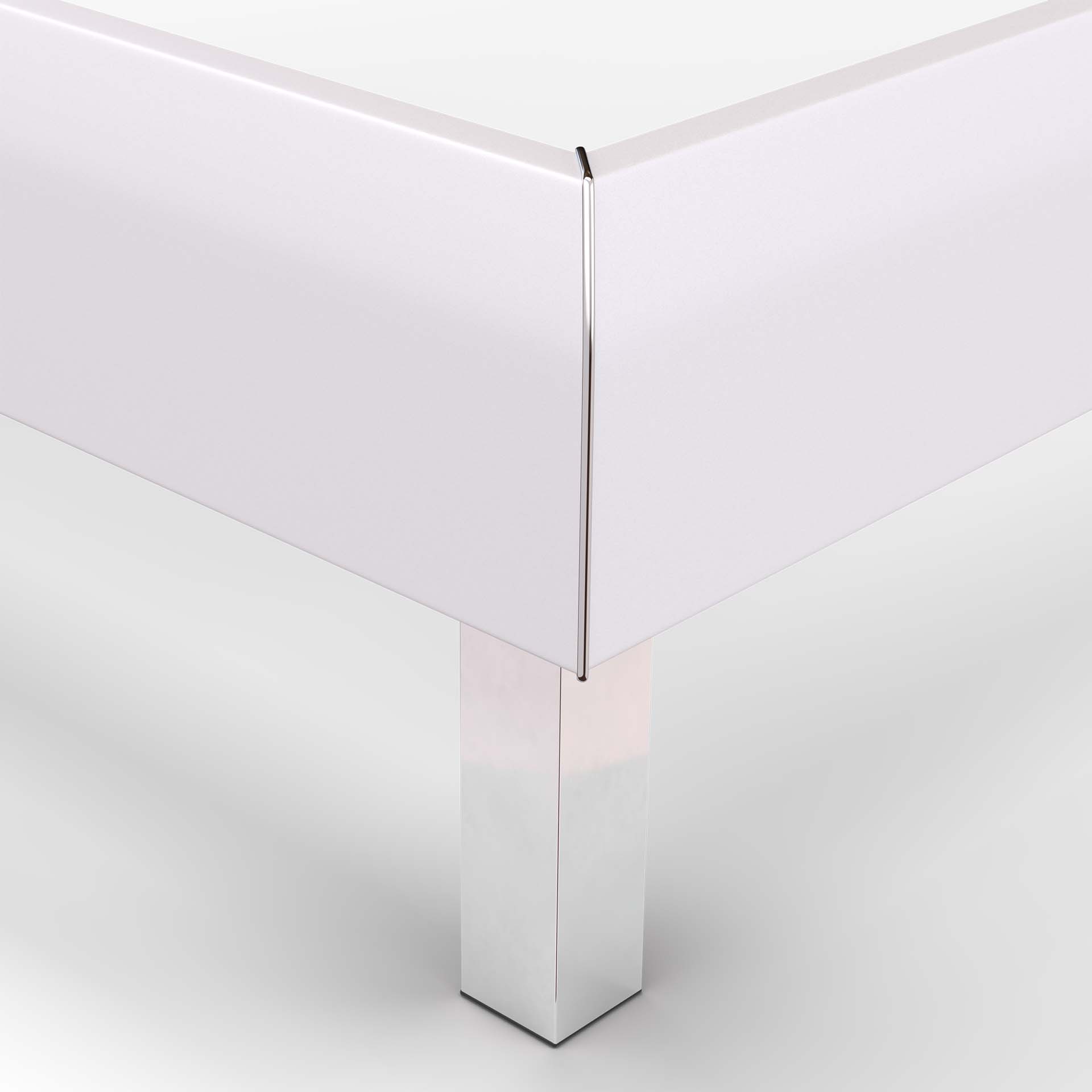 Melody bed frame white