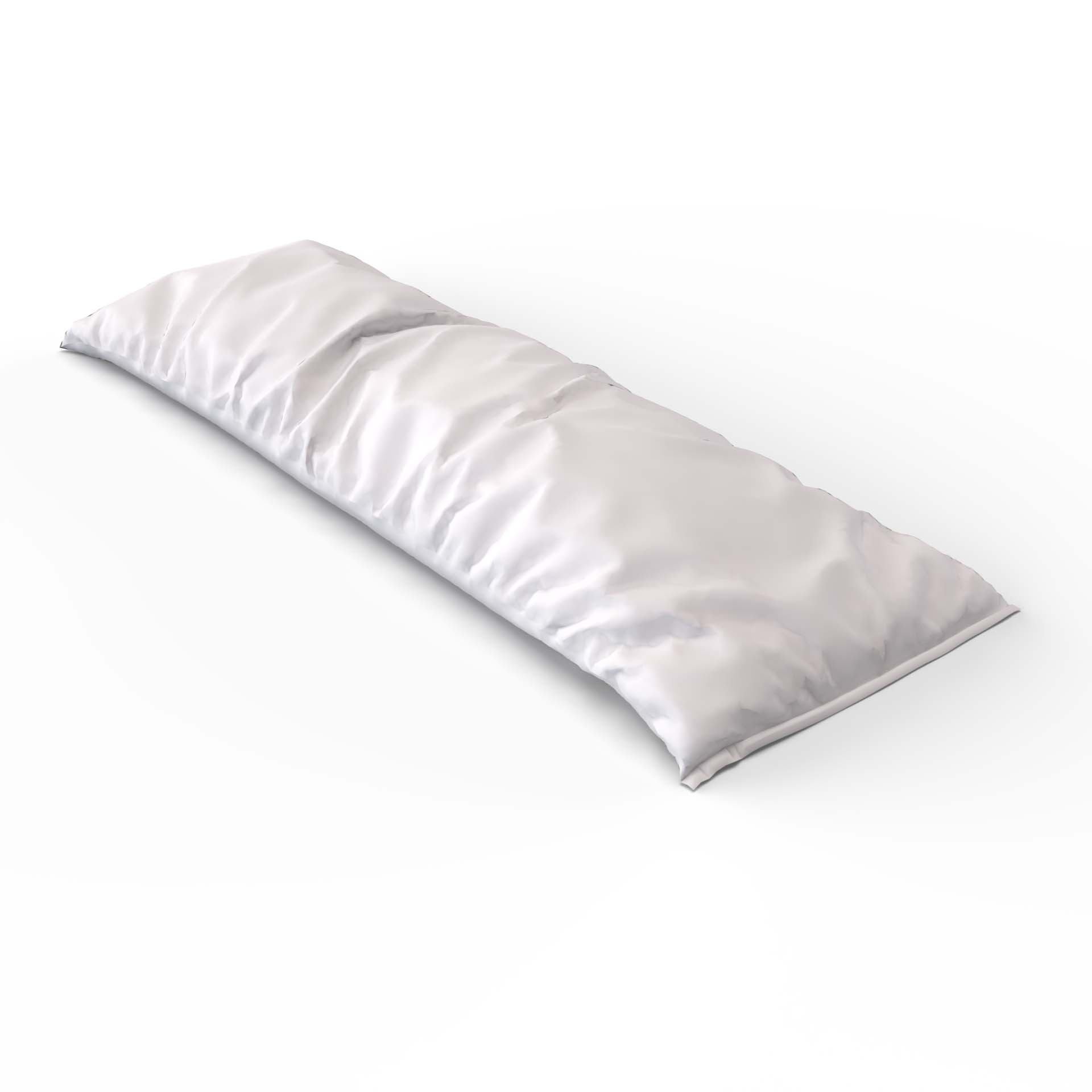 Lotus coussin pour dormir sur le côté housse satin uni