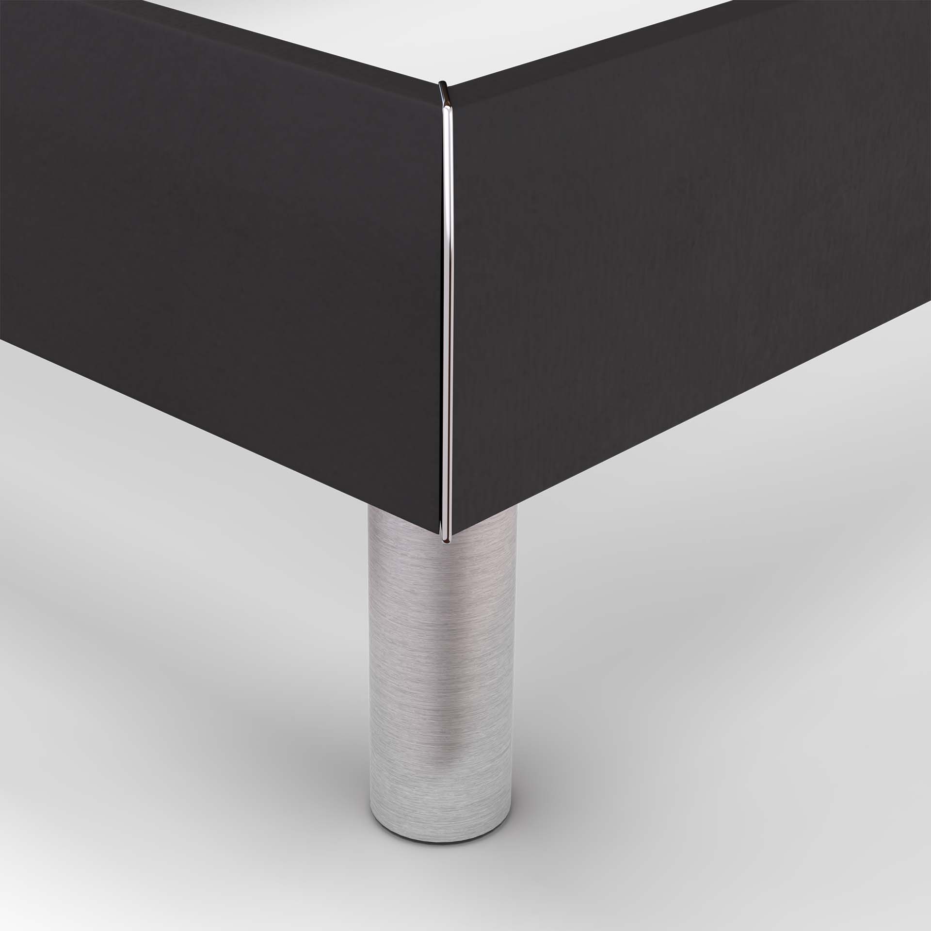 Melody bed frame black