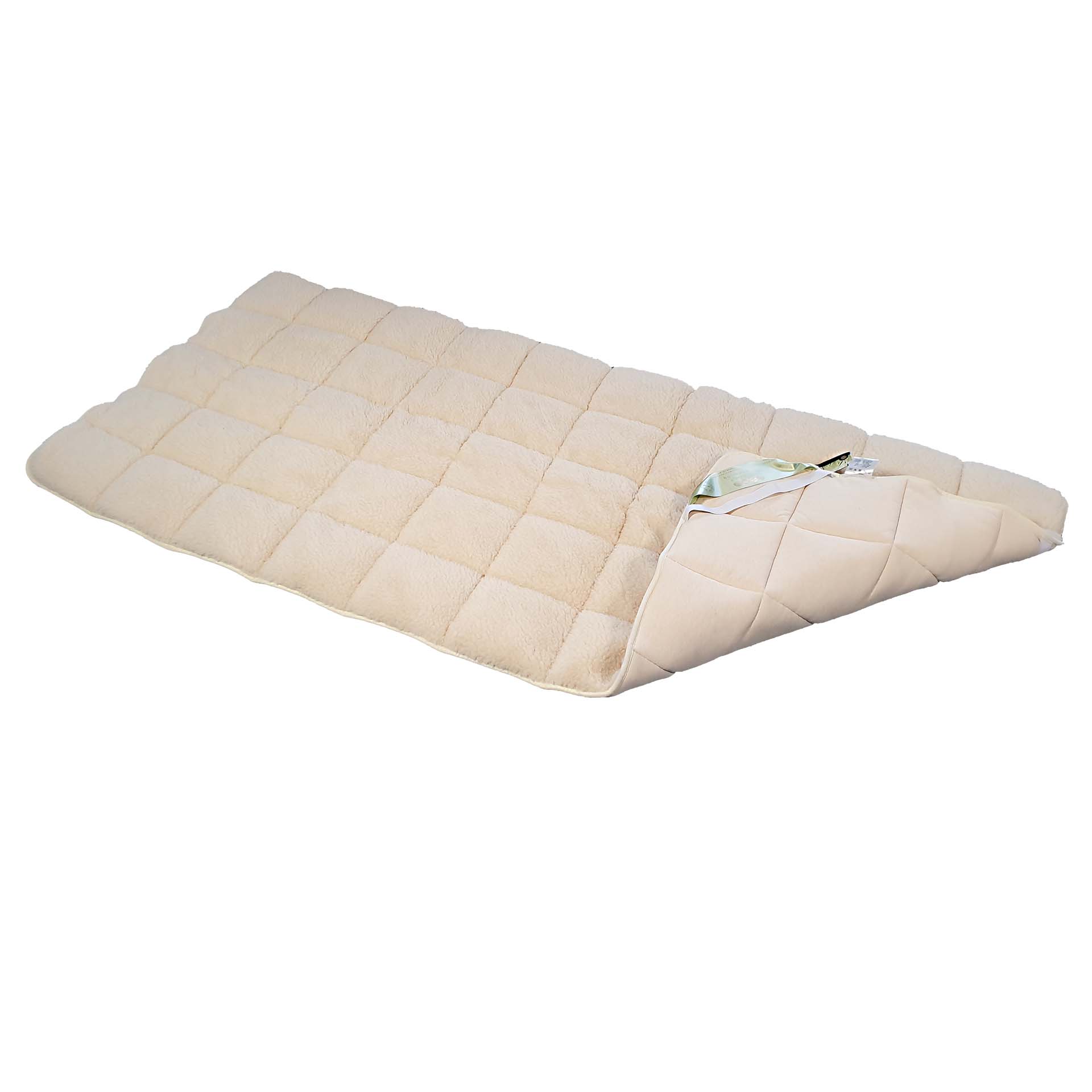 Surmatelas Erzstef en laine d'agneau