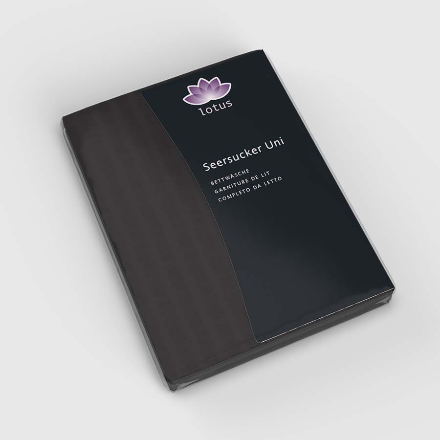 Lotus Bettwäsche Satin Seersucker uni