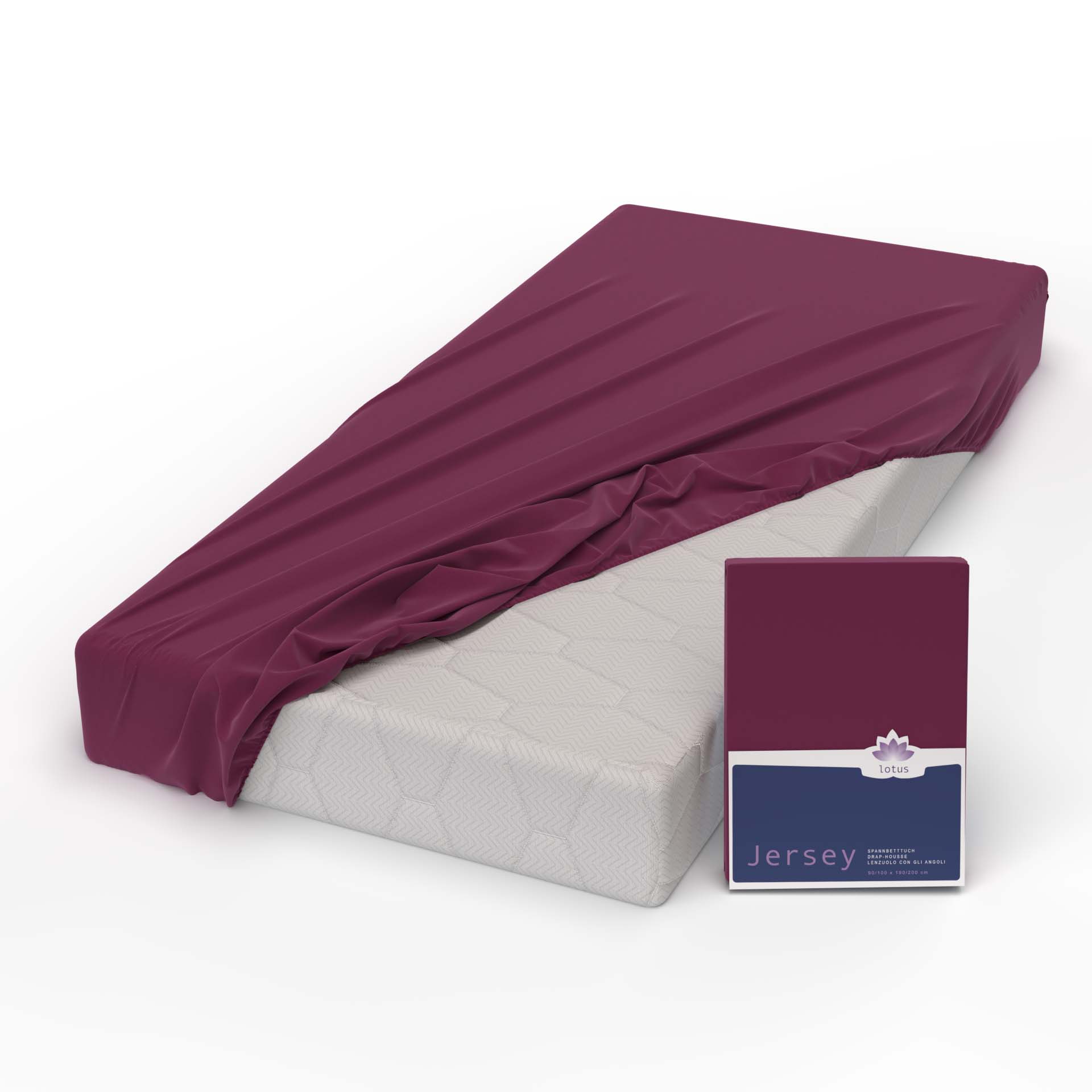 Lotus Jersey fitted sheet Comfort