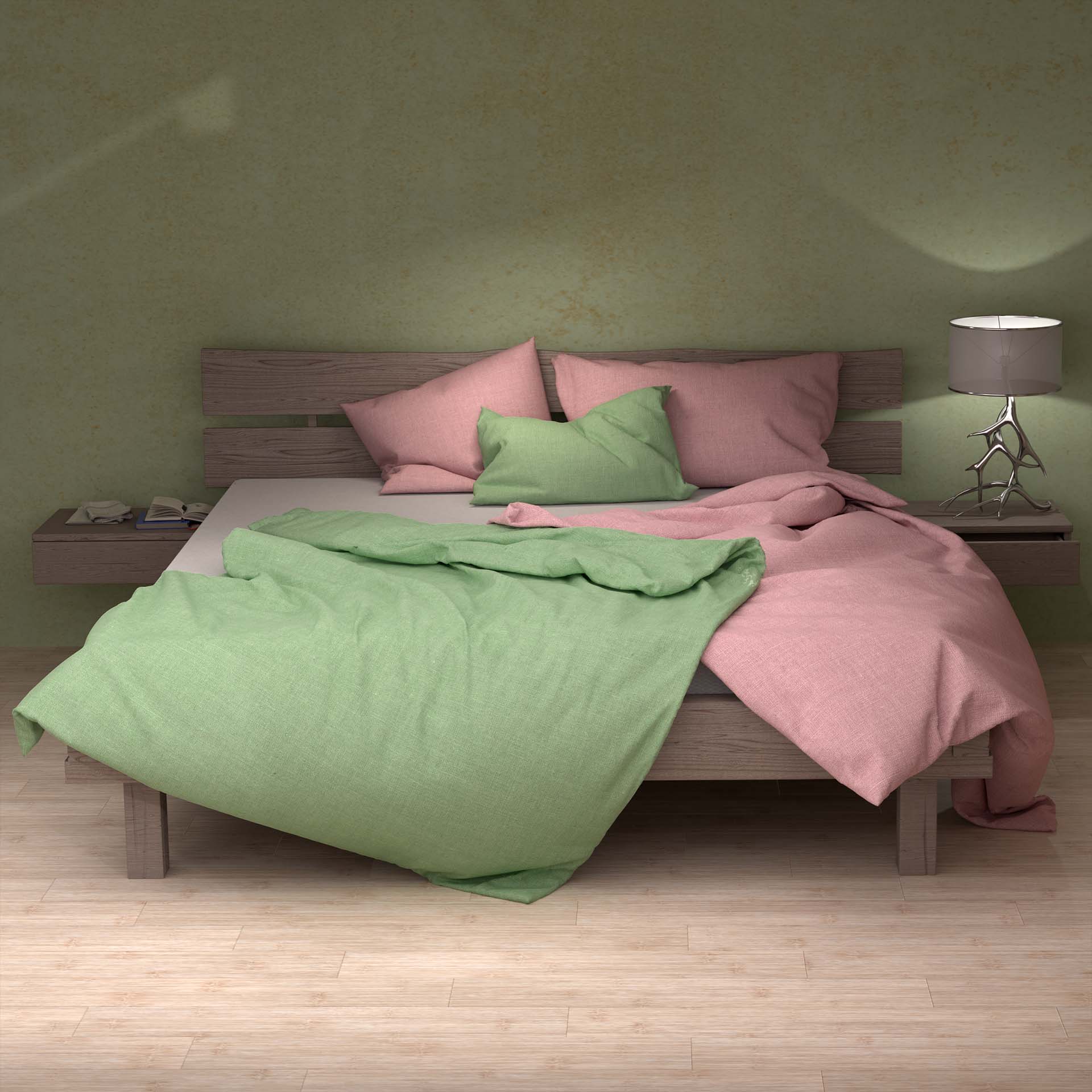 Lotus bed linen plain