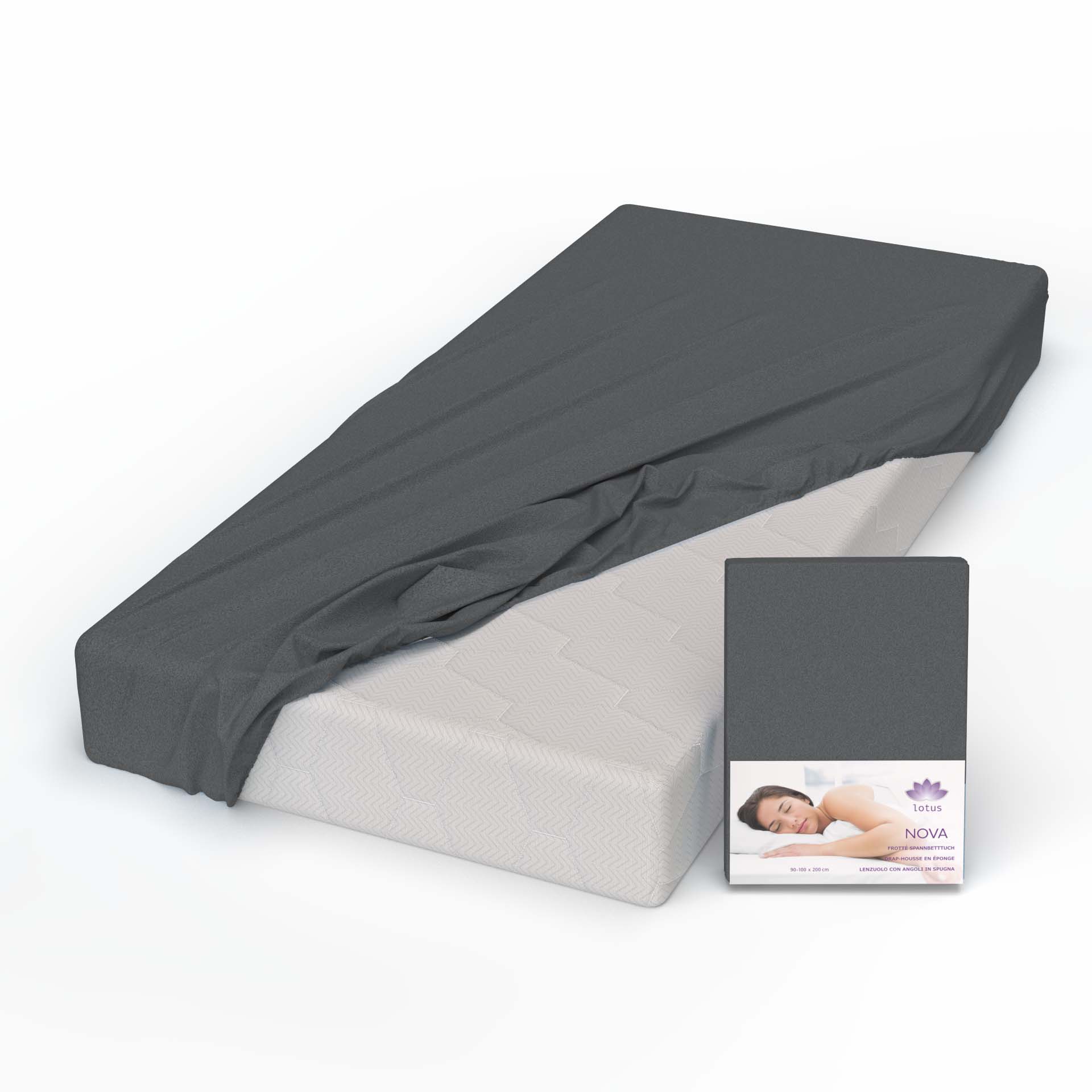 Lotus terry fitted sheet Nova