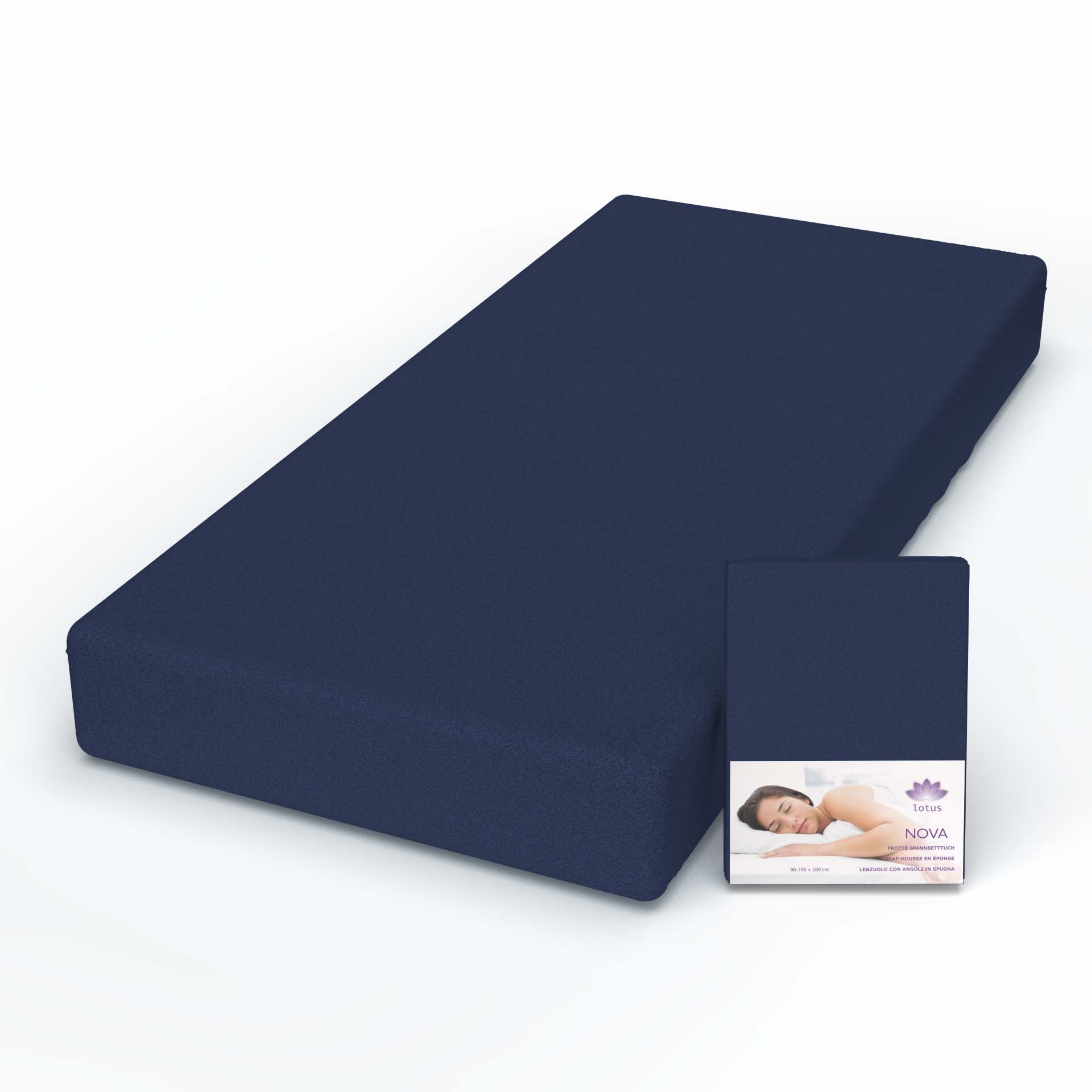 Lotus terry fitted sheet Nova