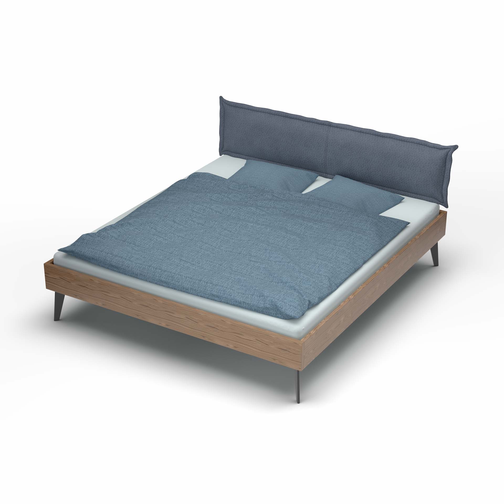 Madeera Lit en bois massif Ledra