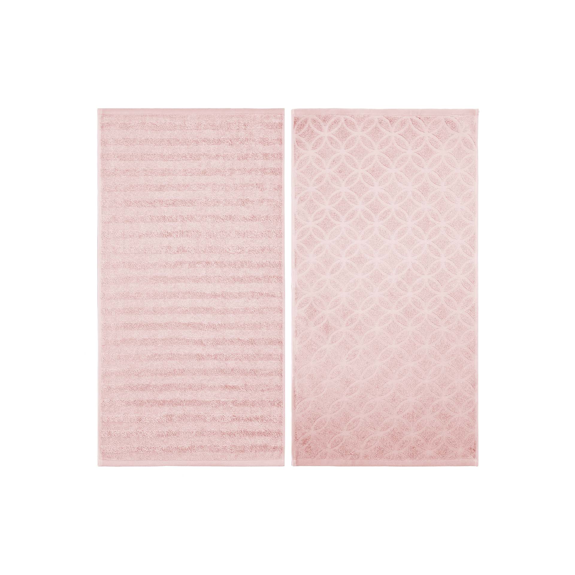 Terry towel set Ranura and Vibe, 1 towel each, 50 x 90 cm