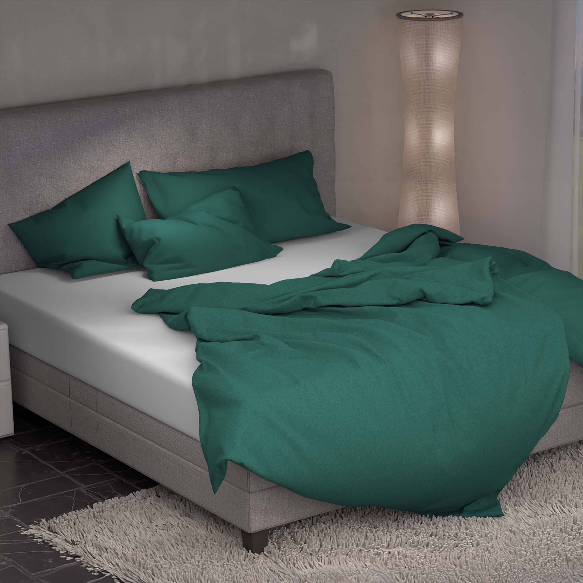 Lotus linge de lit flanelle uni