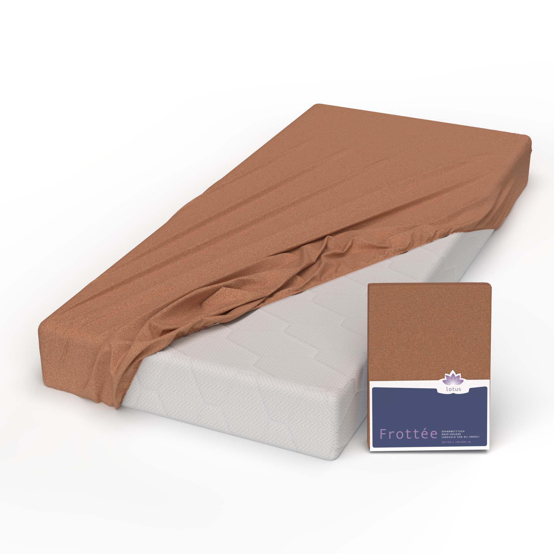 Lotus terry fitted sheet Comfort
