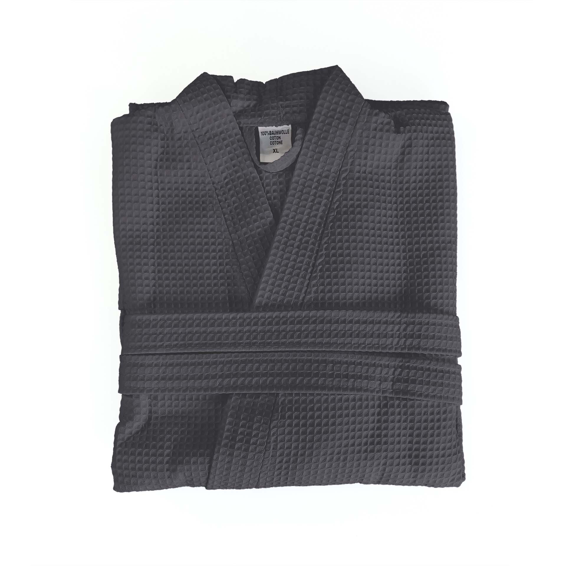 Waffle piqué kimono bathrobe Waffle piqué kimono bathrobe