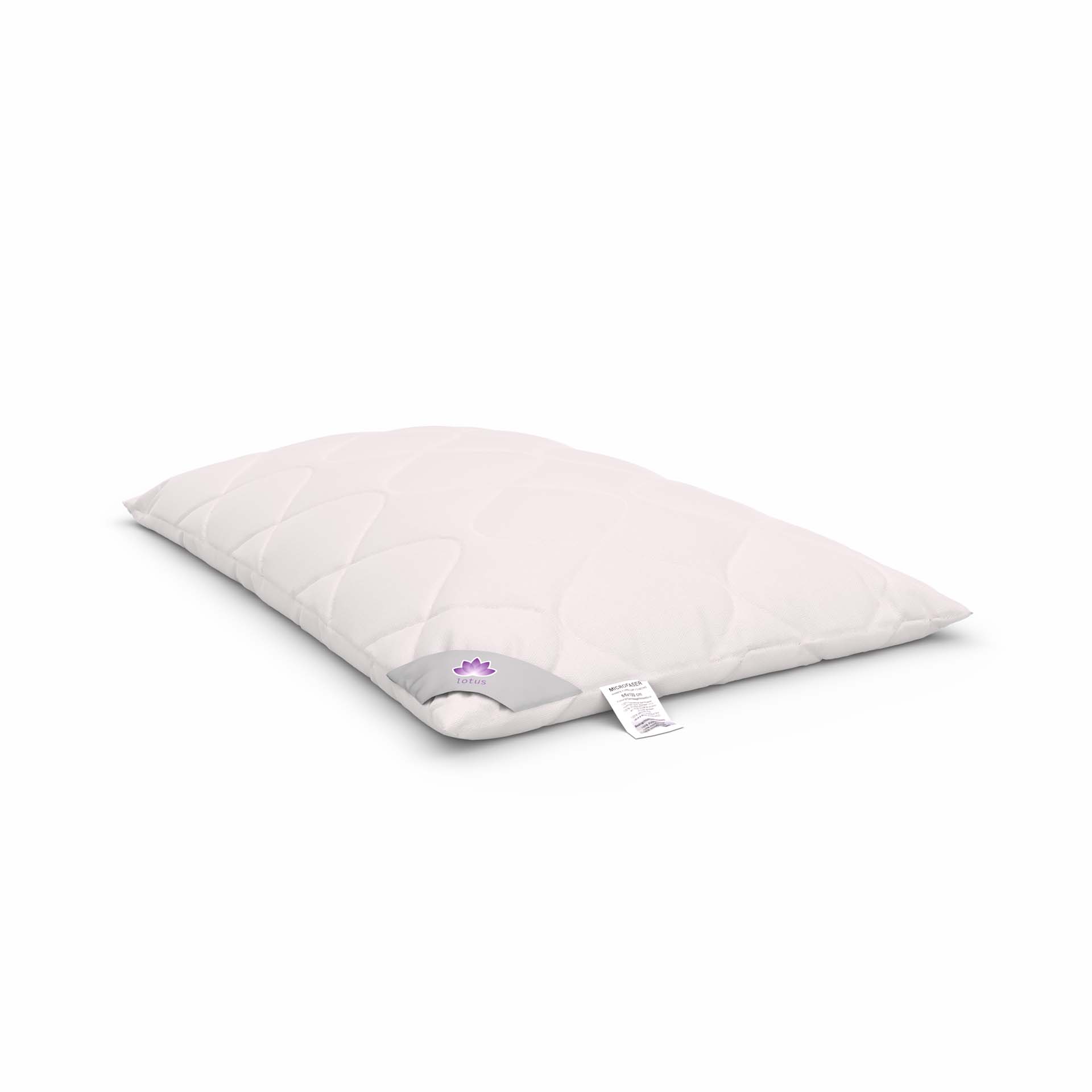 Lotus microfibre pillow