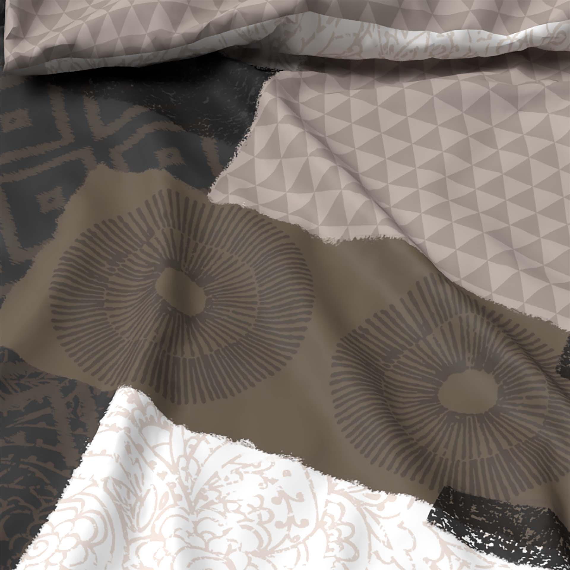 Lotus Création linge de lit satin Yeshia Lotus Création linge de lit satin Yeshia