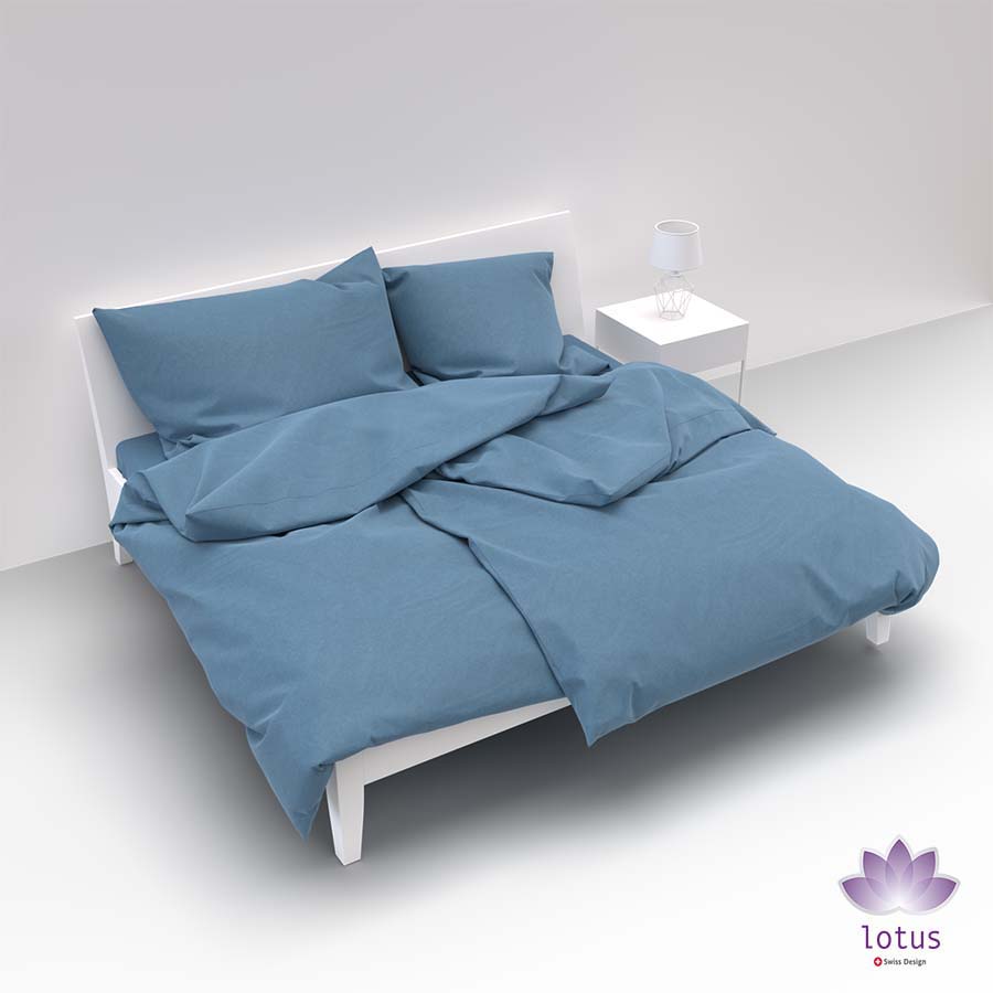 Lotus bed linen Satin uni