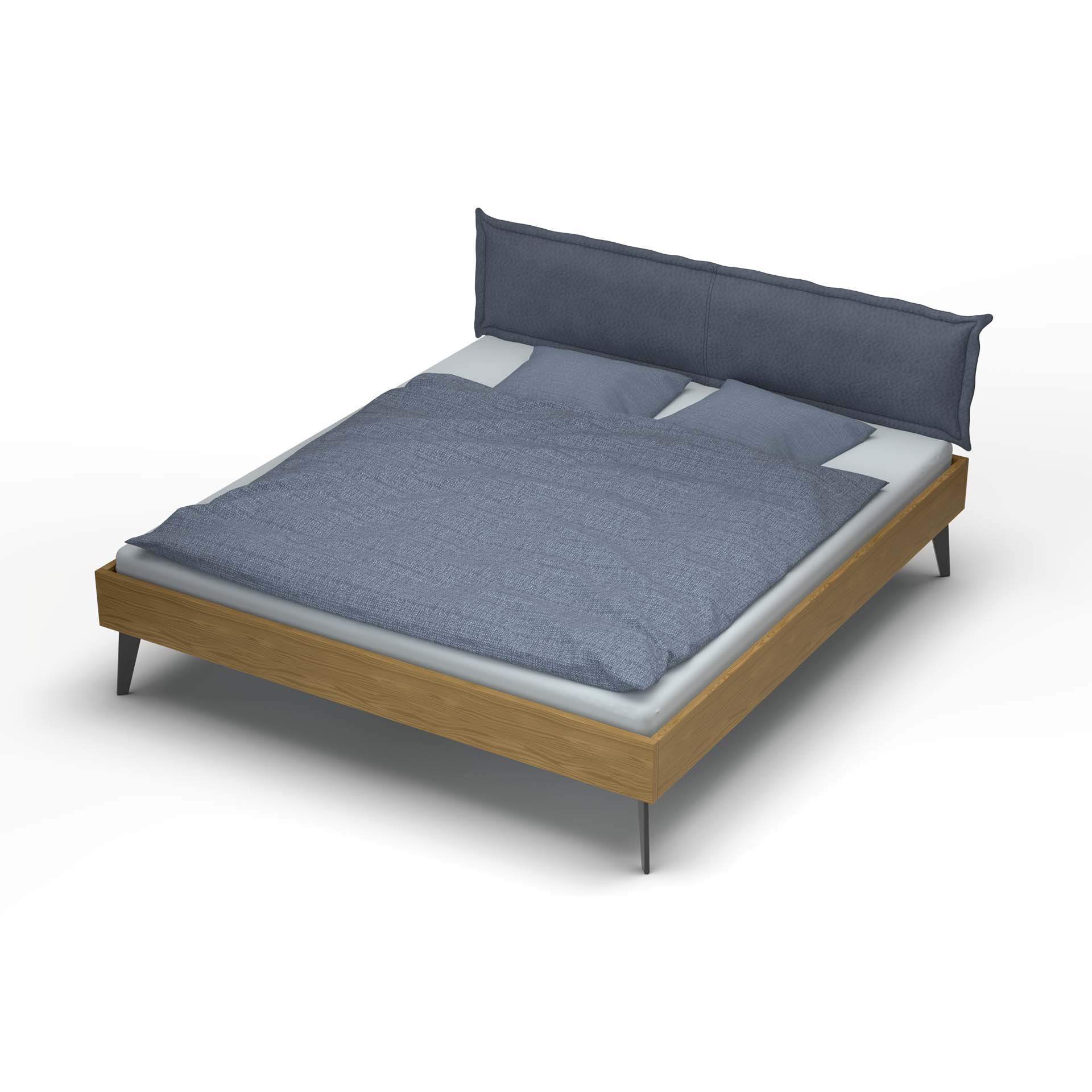 Madeera Lit en bois massif Ledra