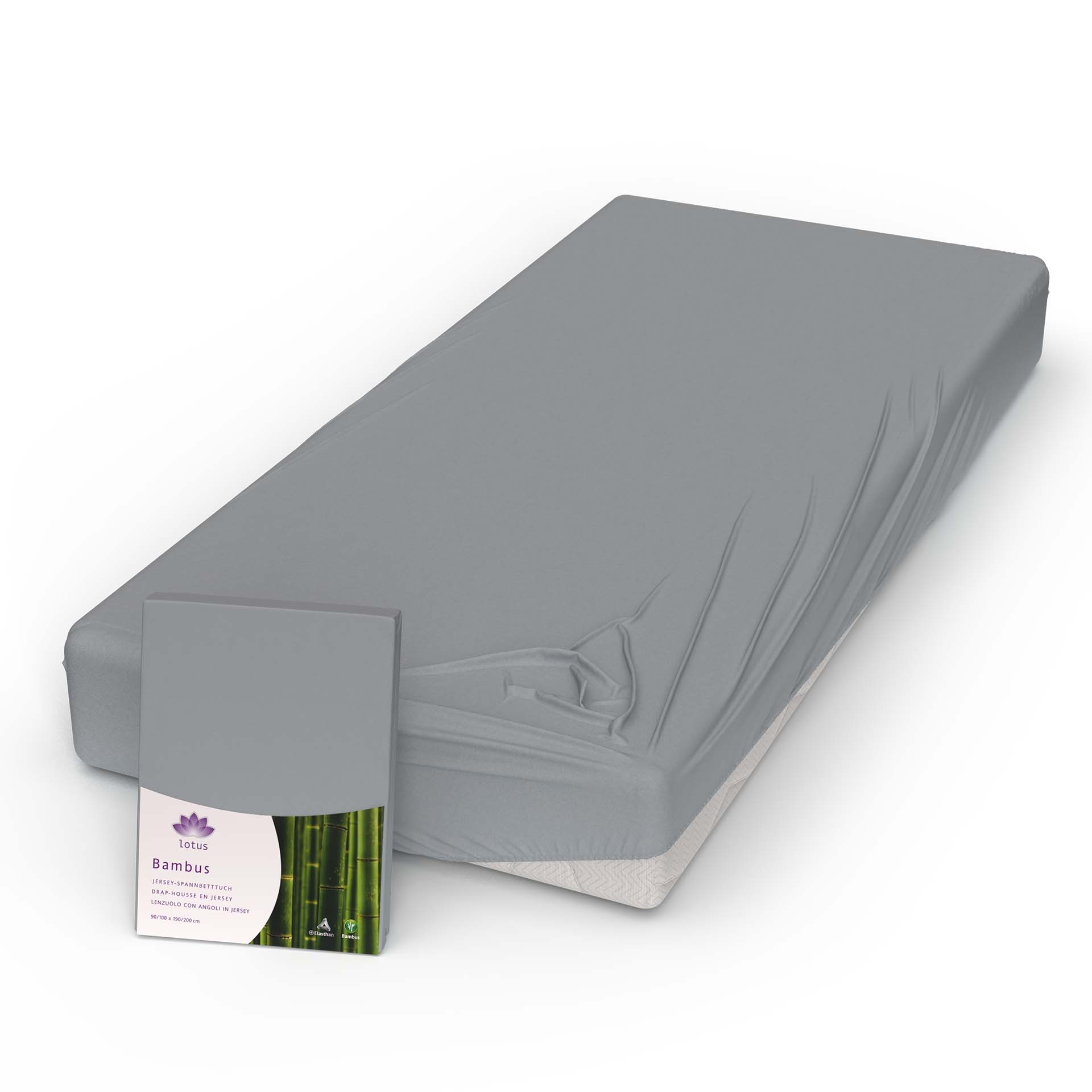 Lotus fitted sheet bamboo jersey