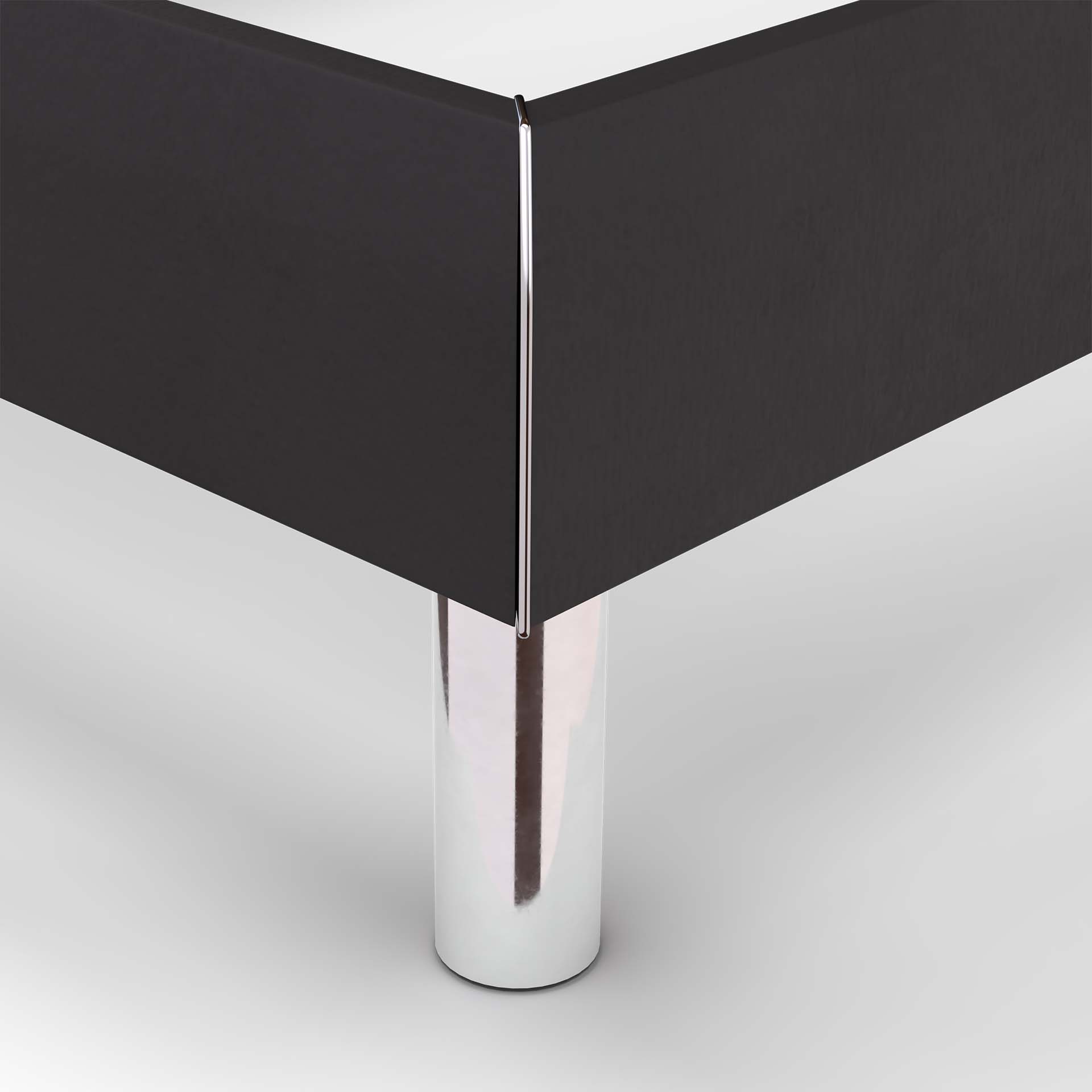 Melody bed frame black