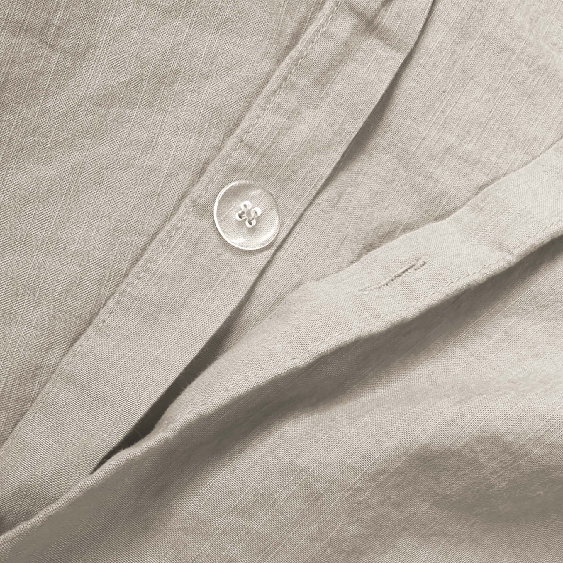 Lotus bed linen Linen blend uni