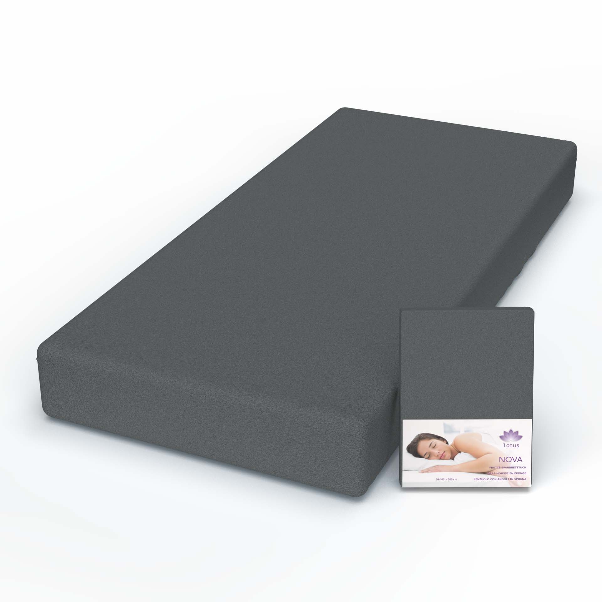 Lotus terry fitted sheet Nova
