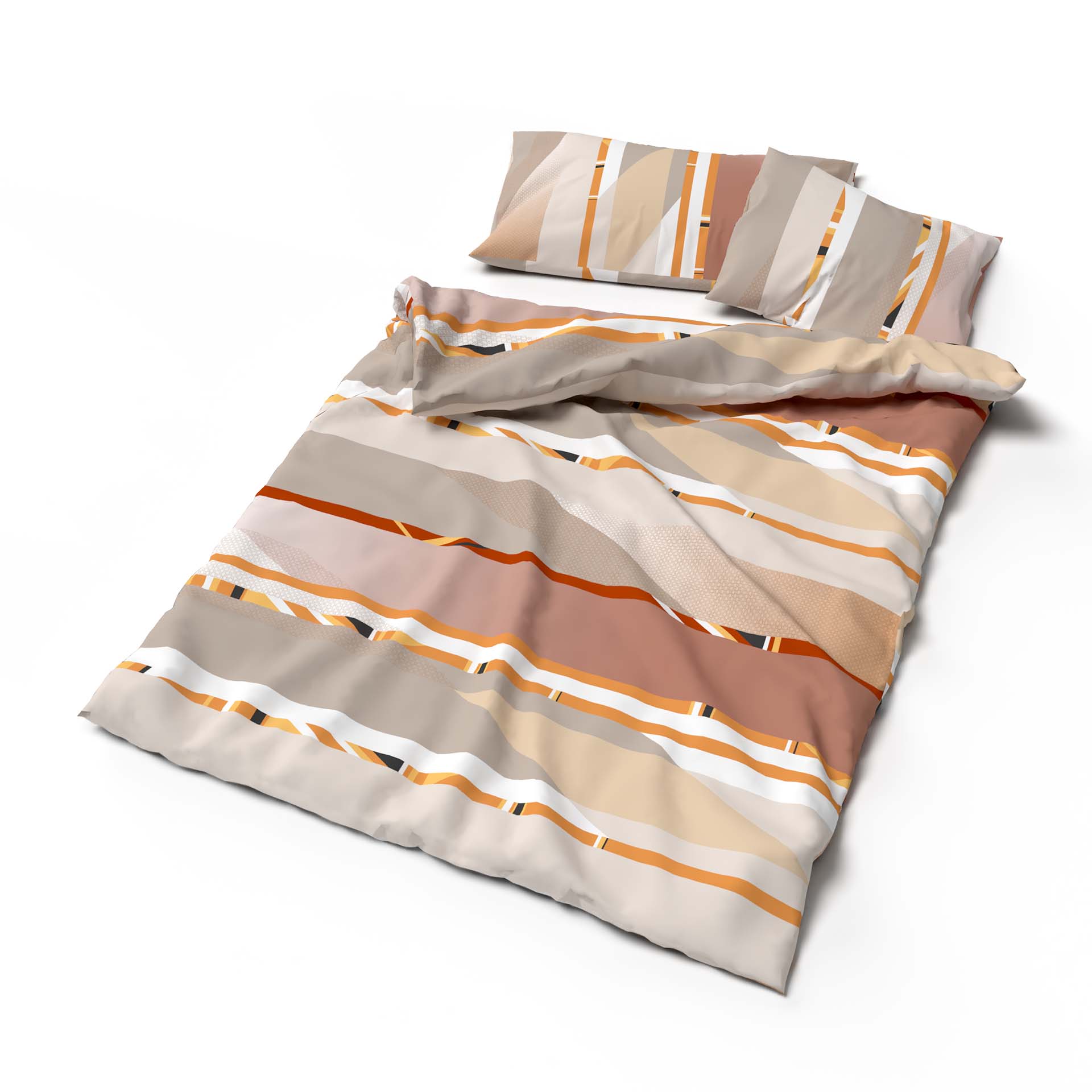 Lotus bed linen Jersey Anh orange