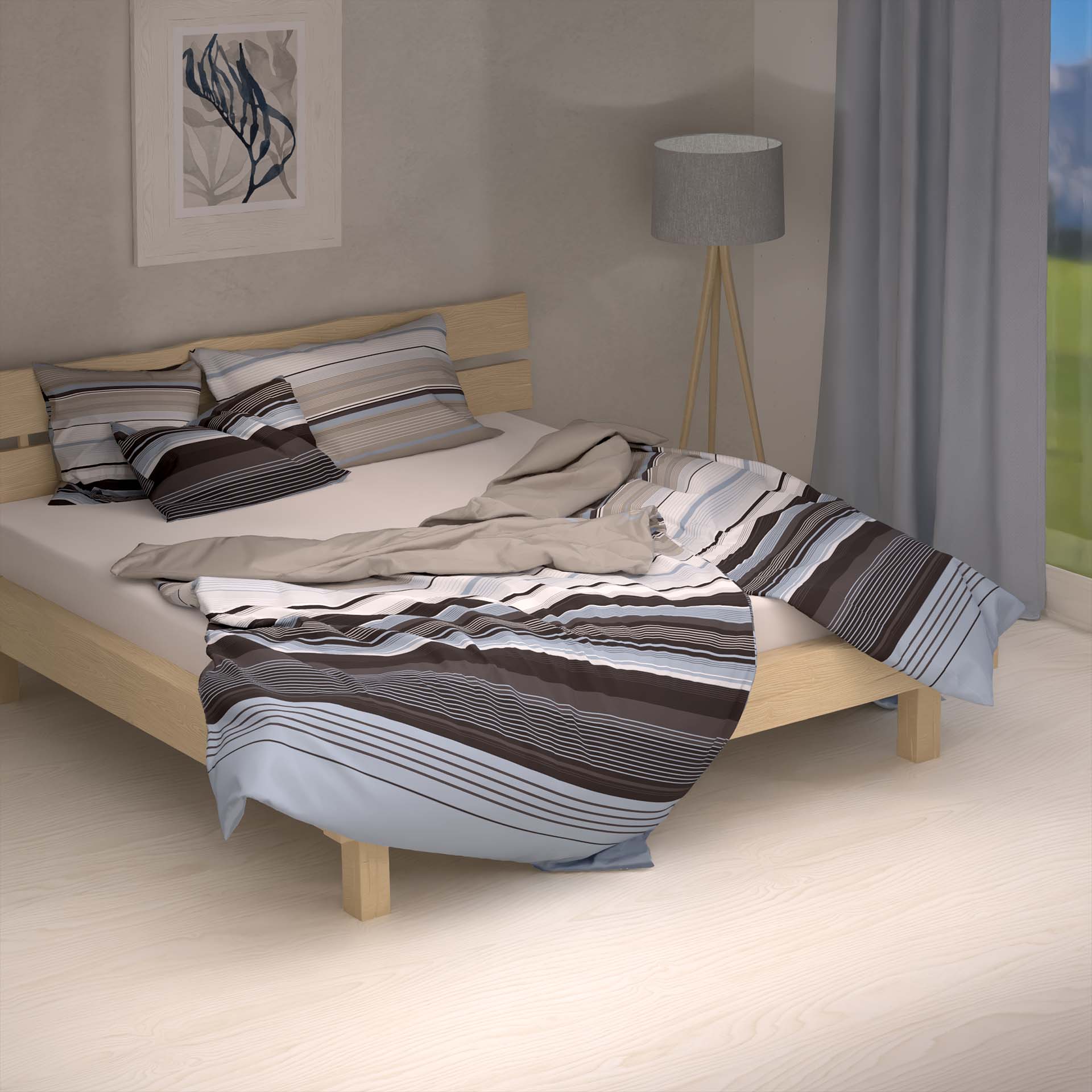 Lotus linge de lit satin Vikram