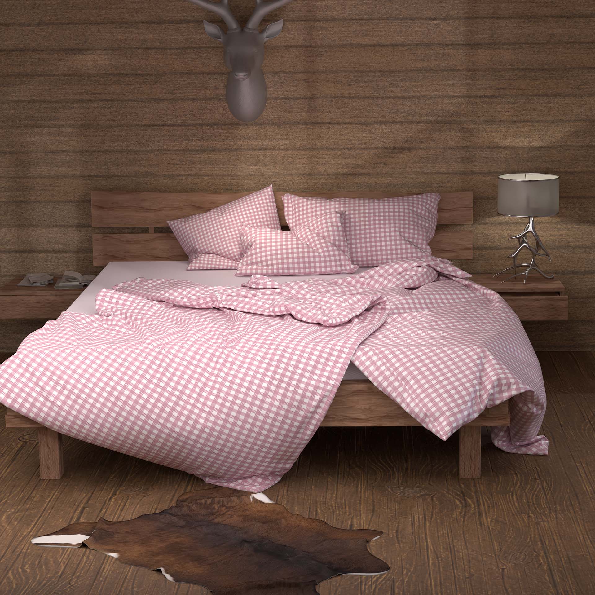 Lotus bed linen Renforcé Kölsch pink