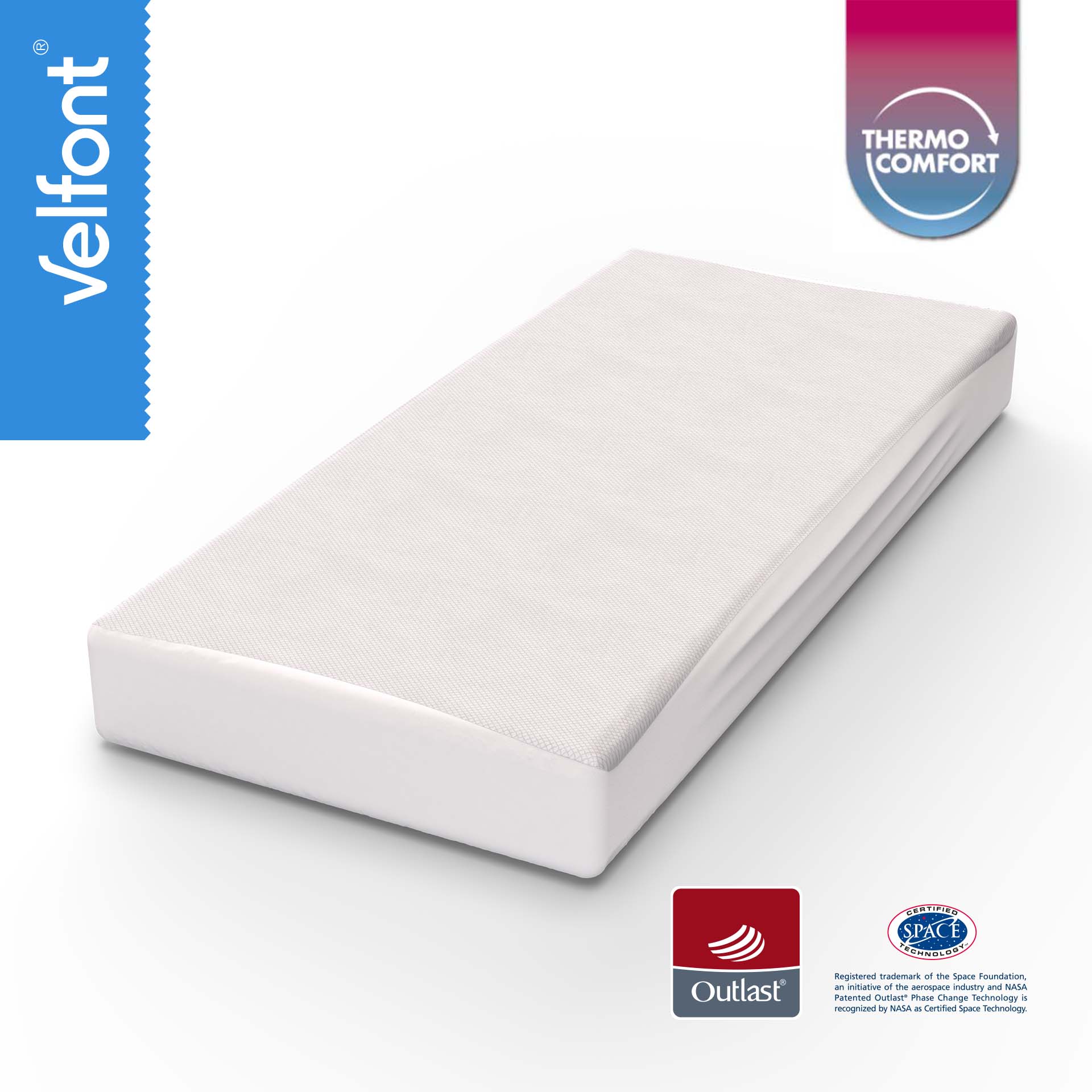 Velfont Frost thermoregulating/Outlast mattress protector