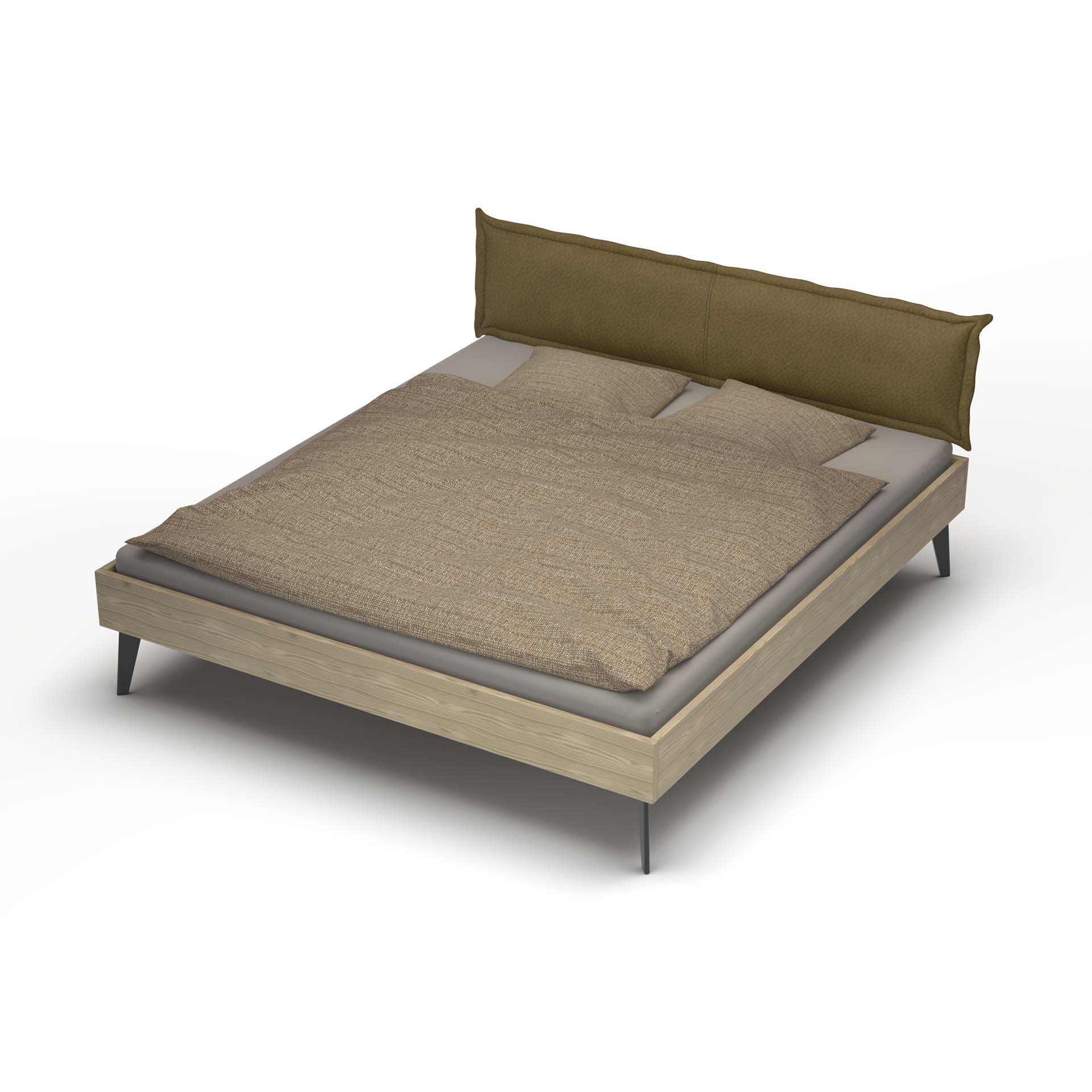 Madeera Lit en bois massif Ledra