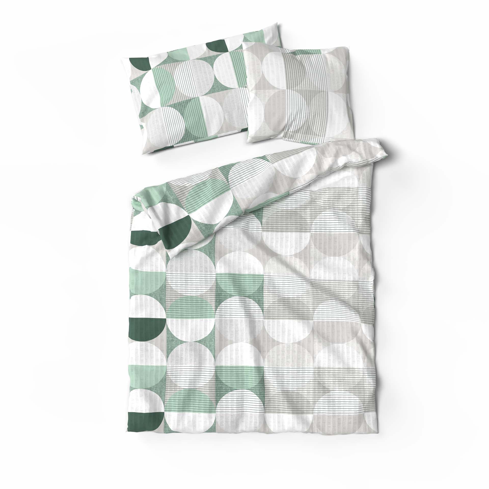 Lotus bed linen Seersucker Flyn Lotus bed linen Seersucker Flyn