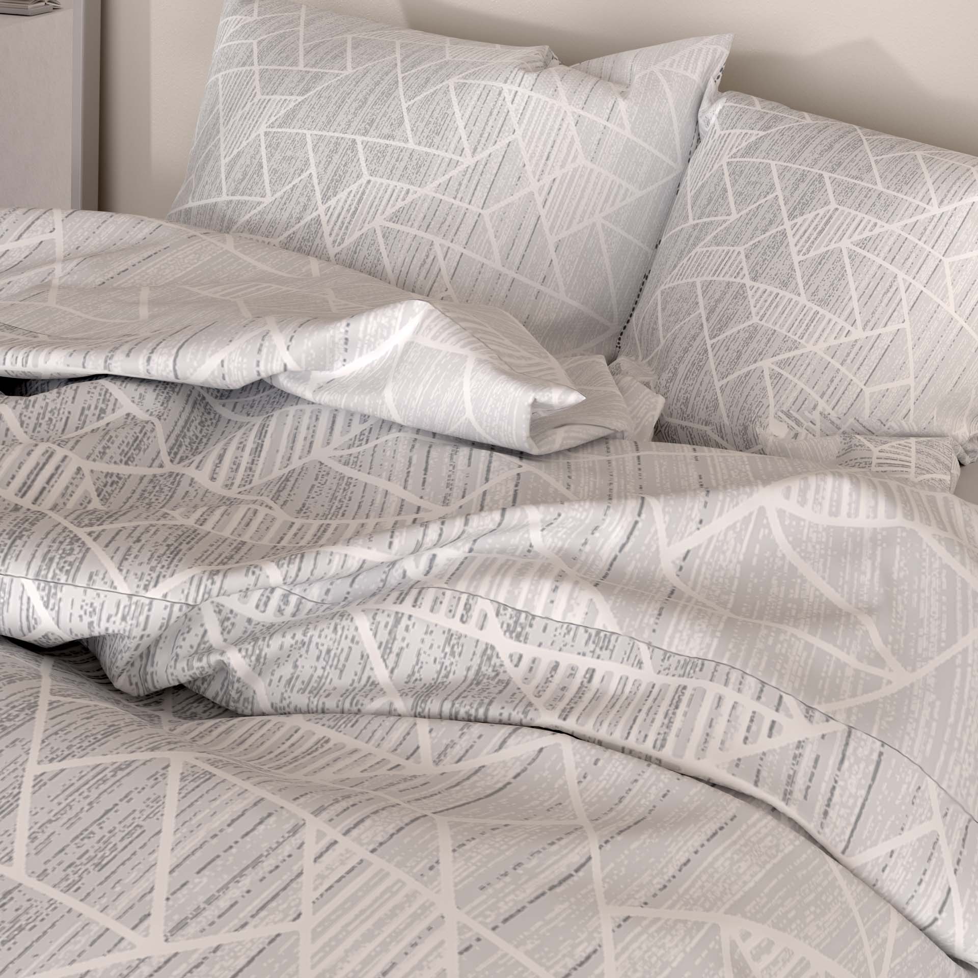 Lotus bed linen Satin Création Nalani