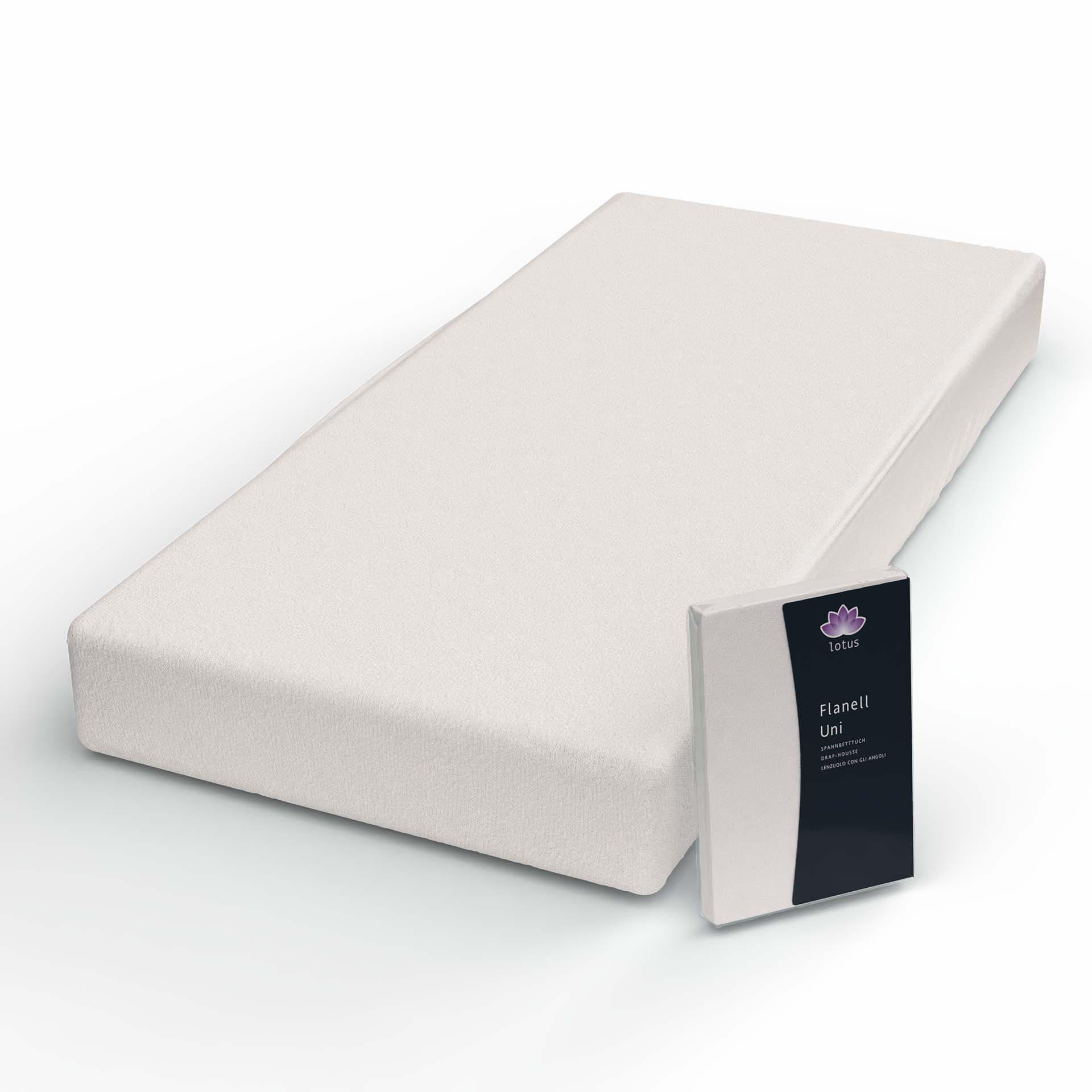 Lotus Flanell Spannbetttuch