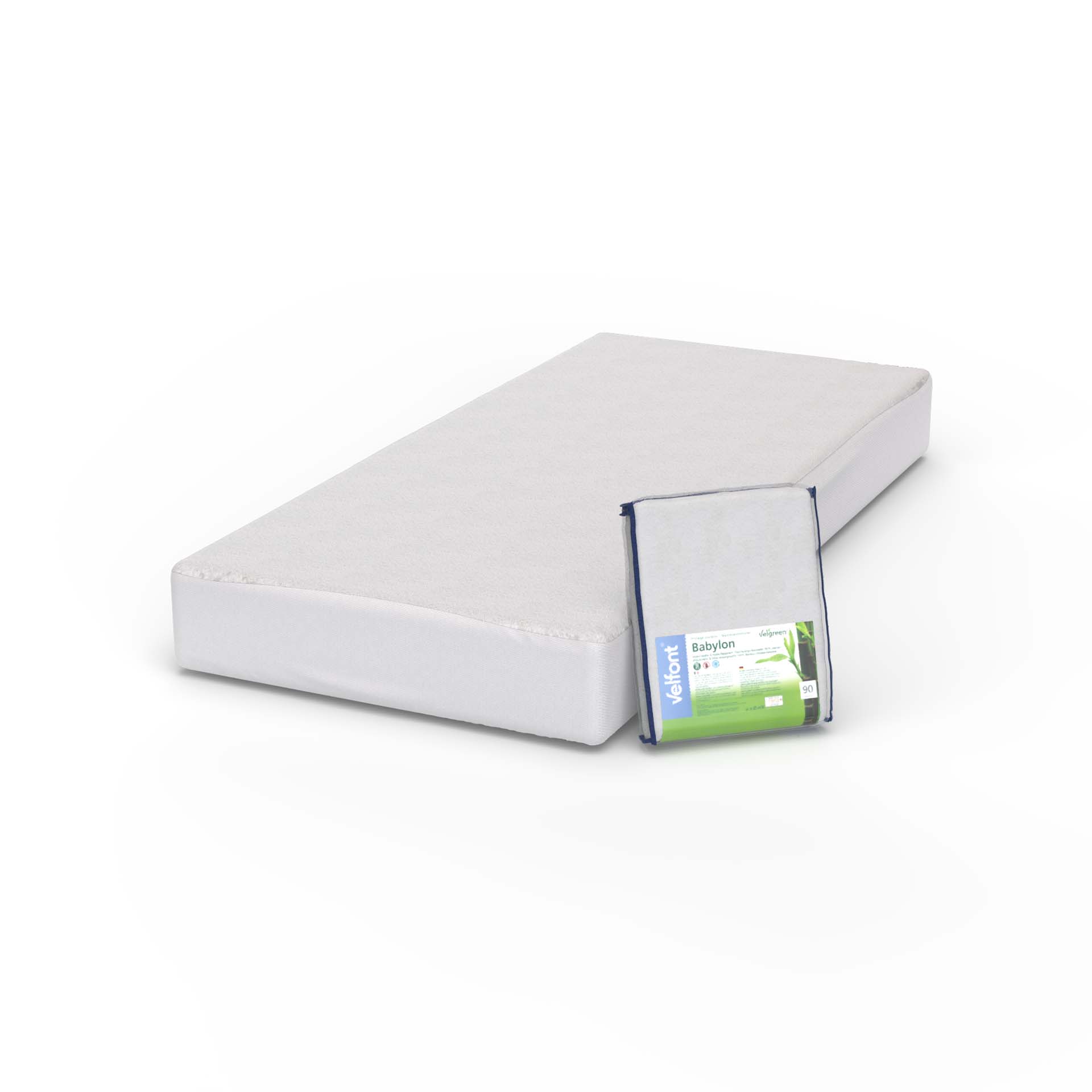 Protège-matelas Velgreen Babylon bambou éponge, imperméable