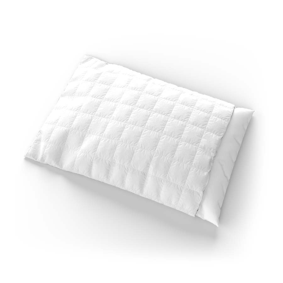 Softsleep quilted feather pillow Queen refillable