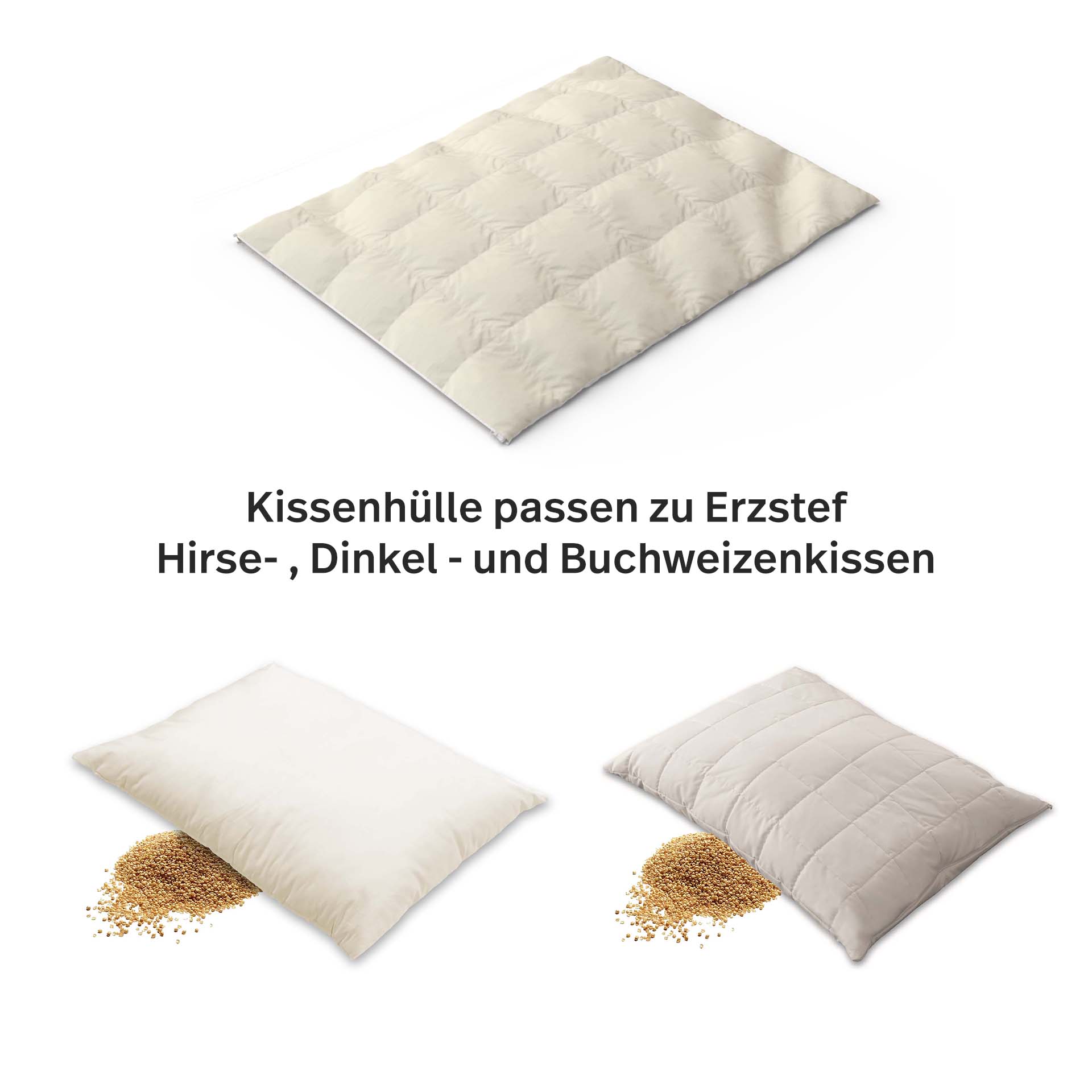 Erzstef housse de coussin piquée