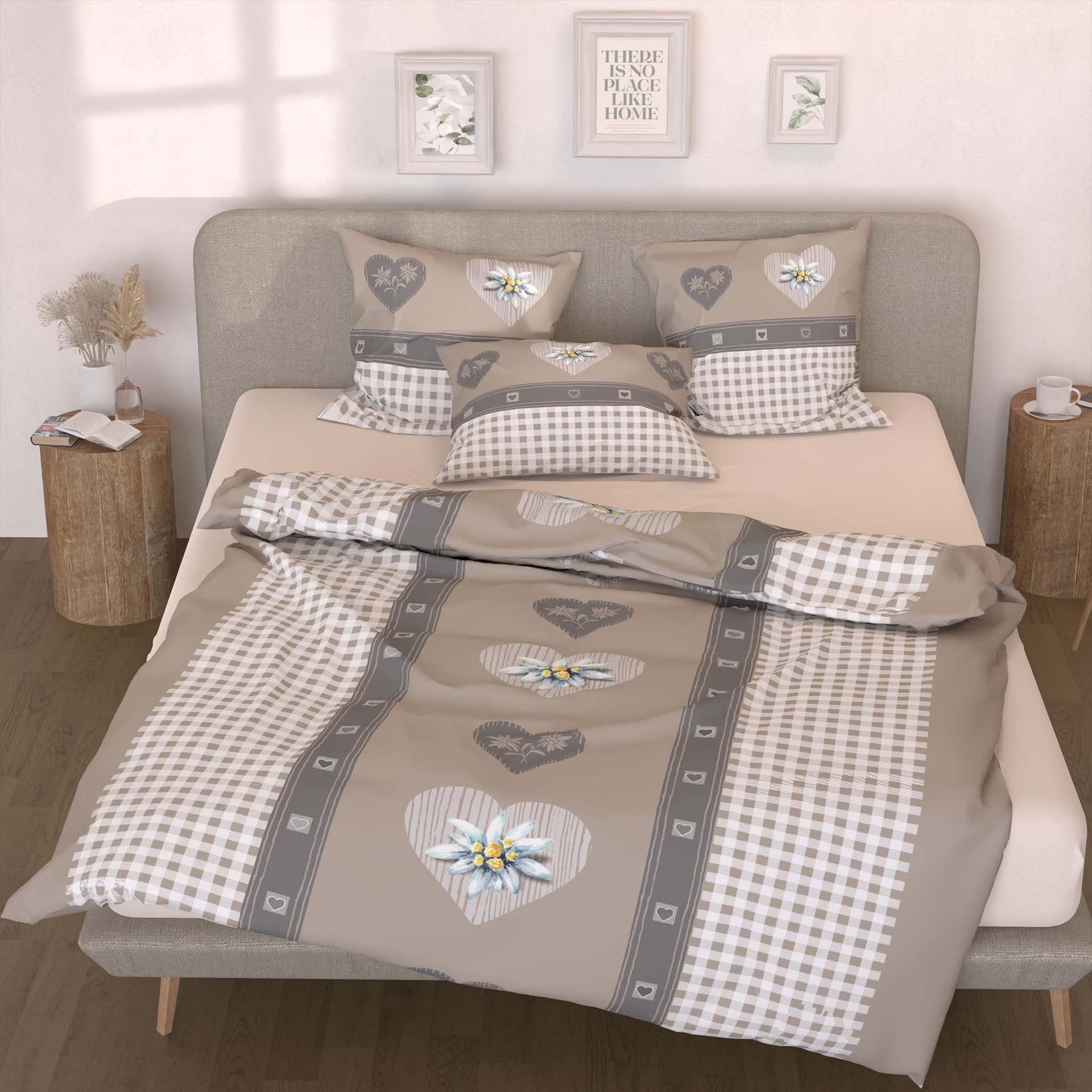Lotus bed linen Renforcé Fleuron