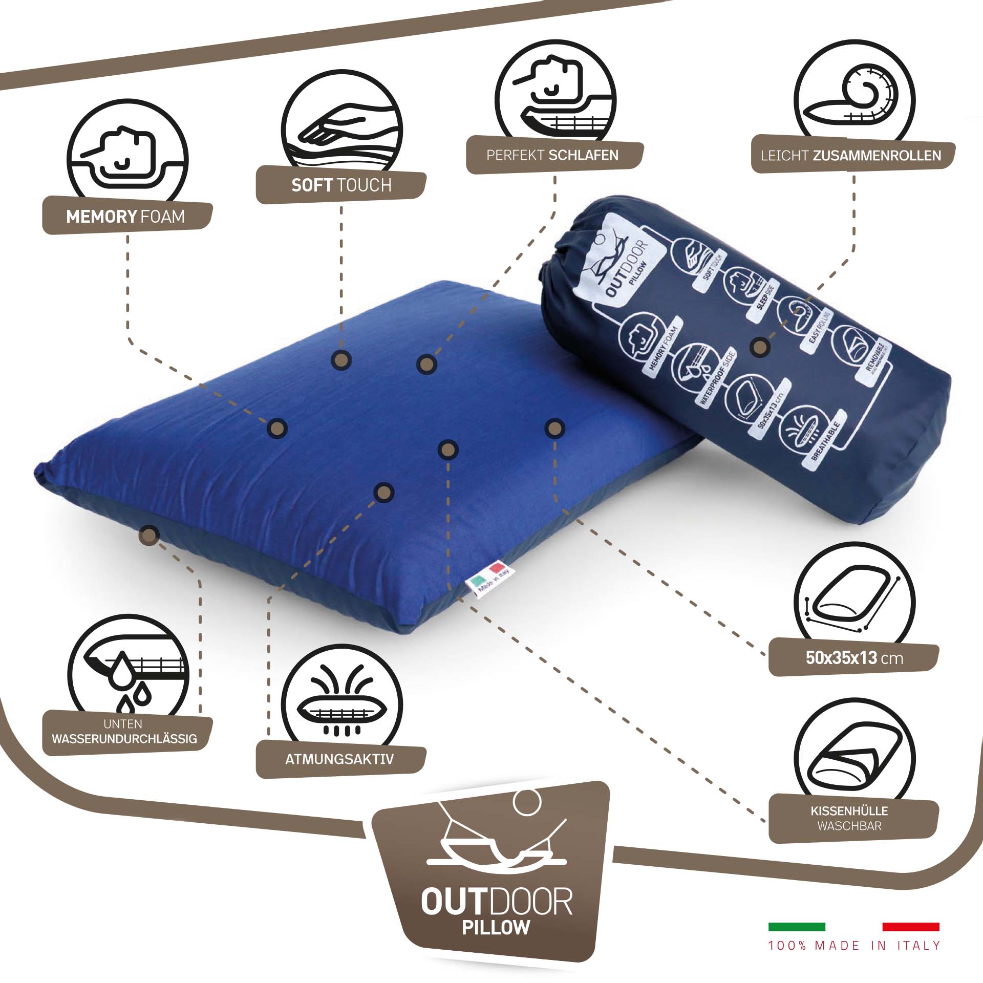 Lotus outdoor coussin à mémoire de forme Lotus Outdoor Memory Kissen