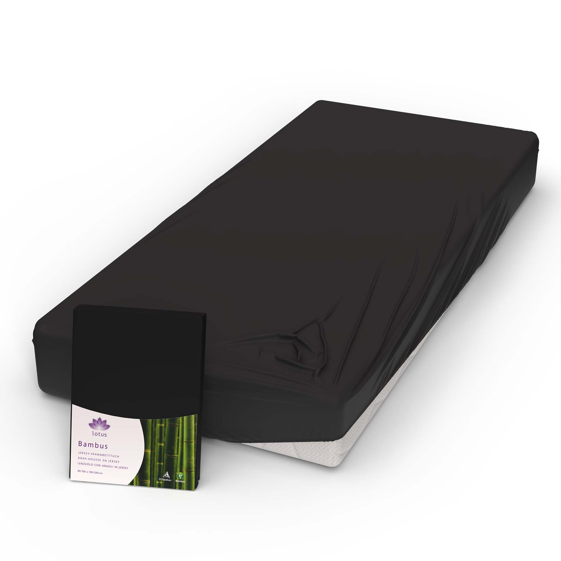 Lotus fitted sheet bamboo jersey