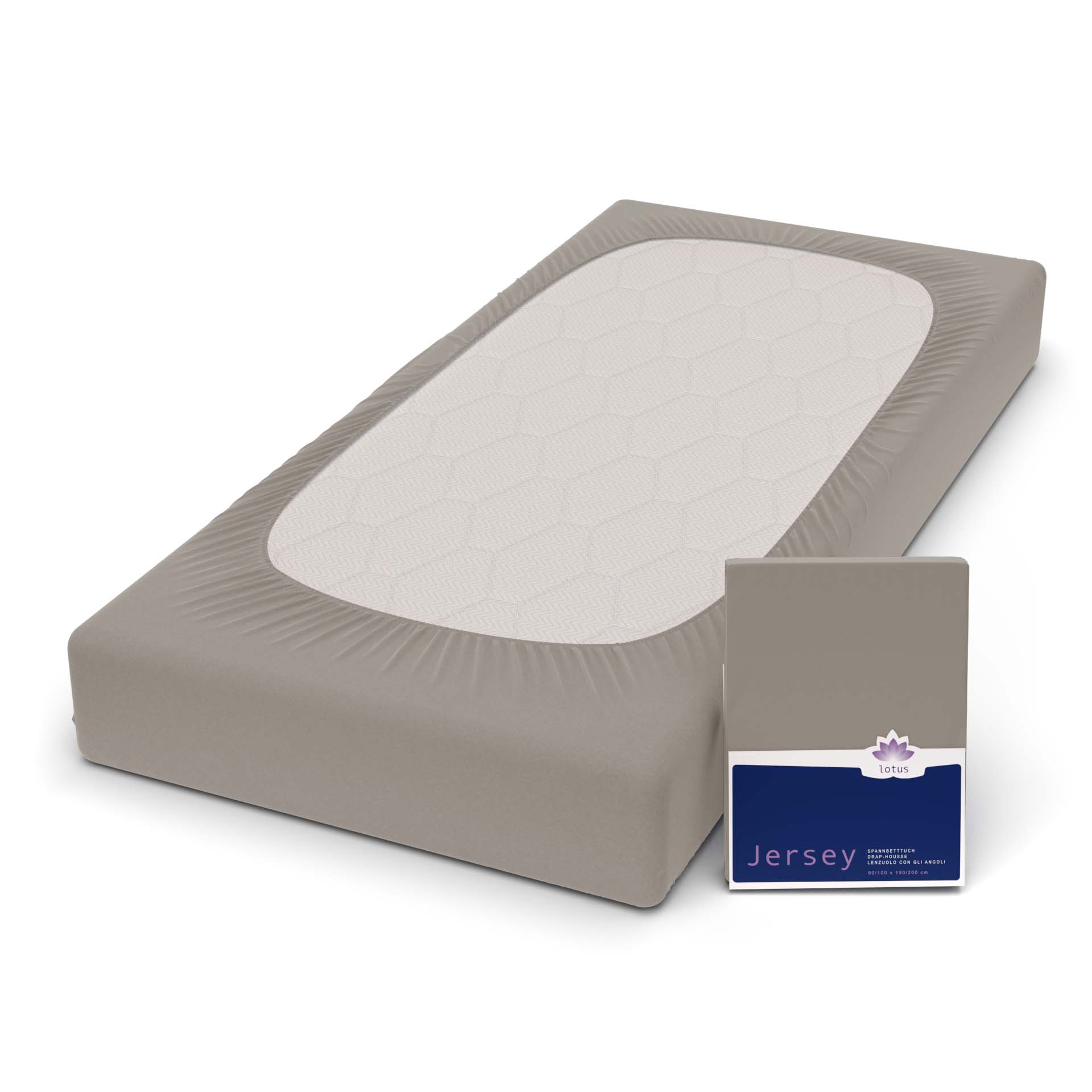 Lotus Jersey fitted sheet Comfort
