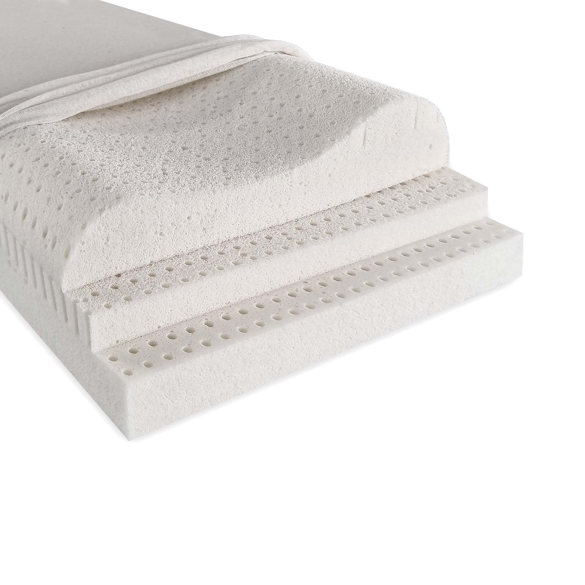 Oreiller cervical réglable Erzstef en latex naturel