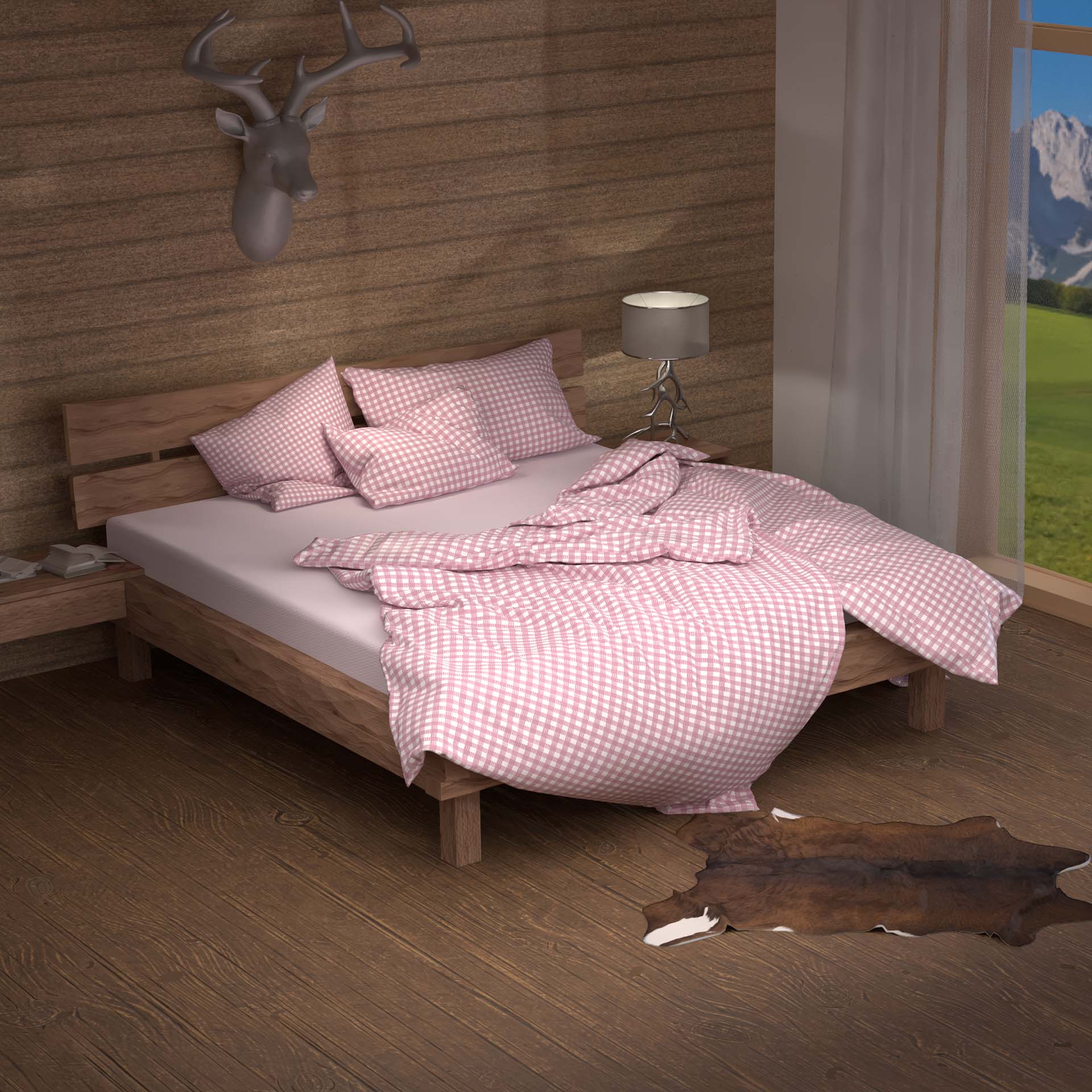 Lotus linge de lit enfants Kölsch rose