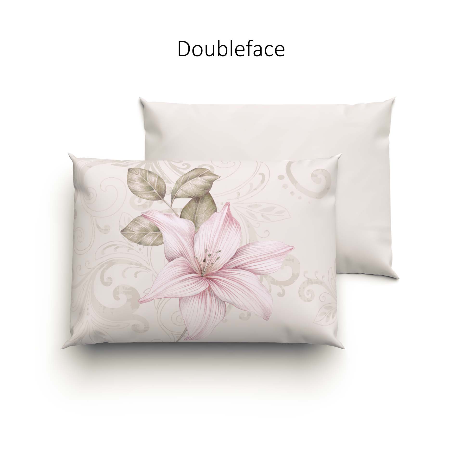 Lotus bed linen Satin Scarlett