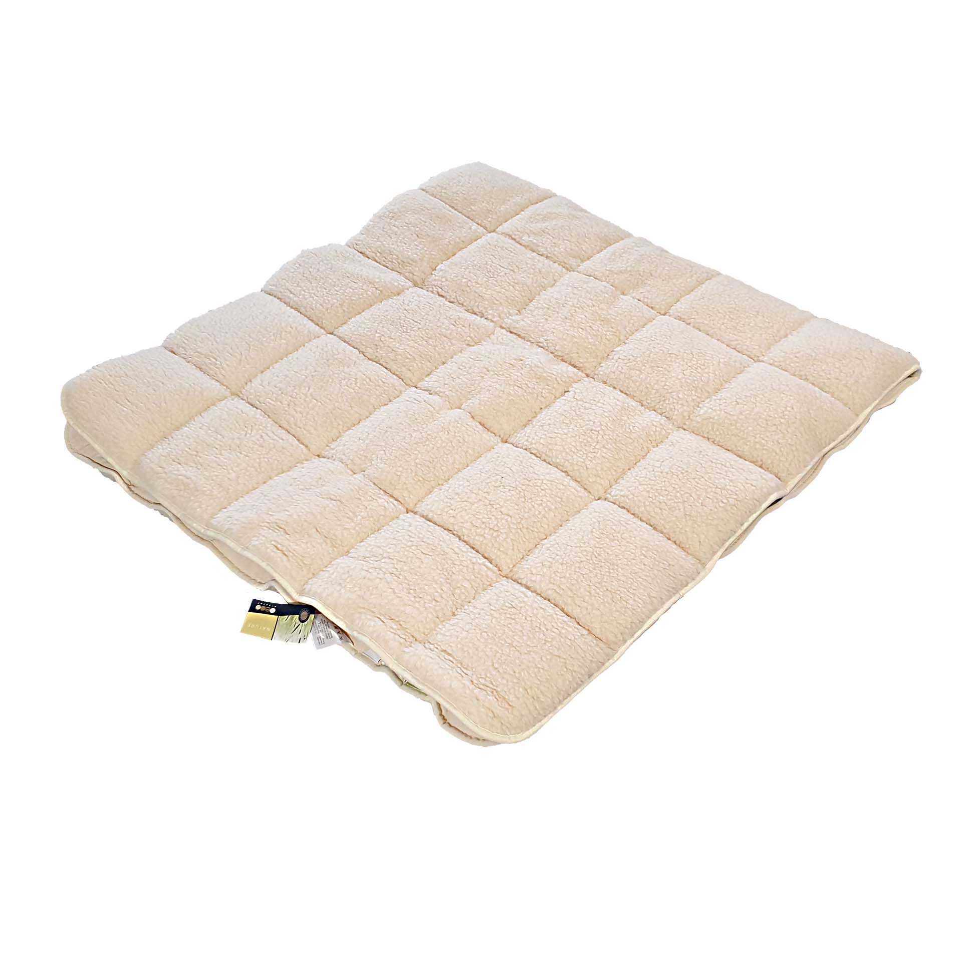 Surmatelas Erzstef en laine d'agneau