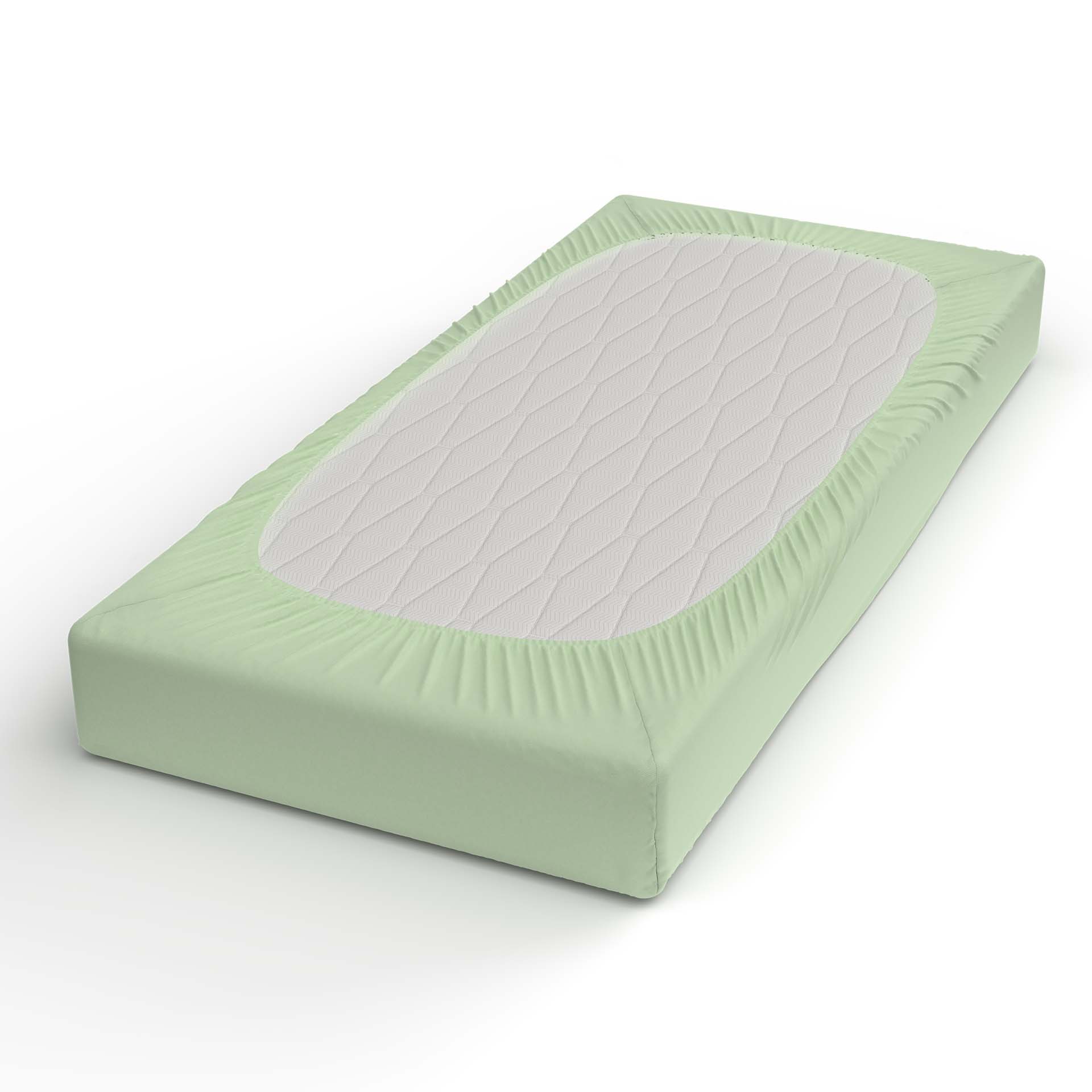 Lotus satin fitted sheet