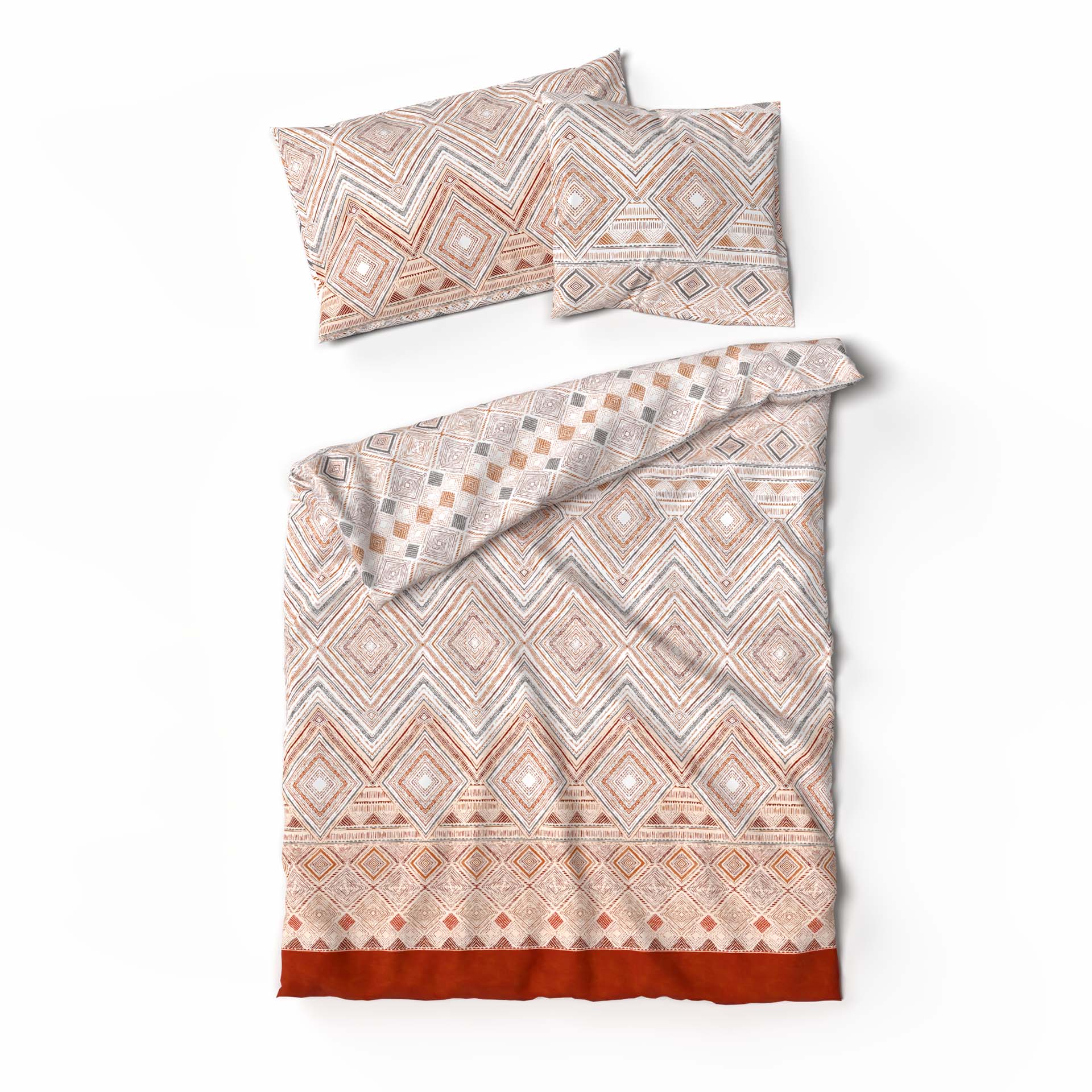 Lotus bed linen Bamboo Lindsey orange