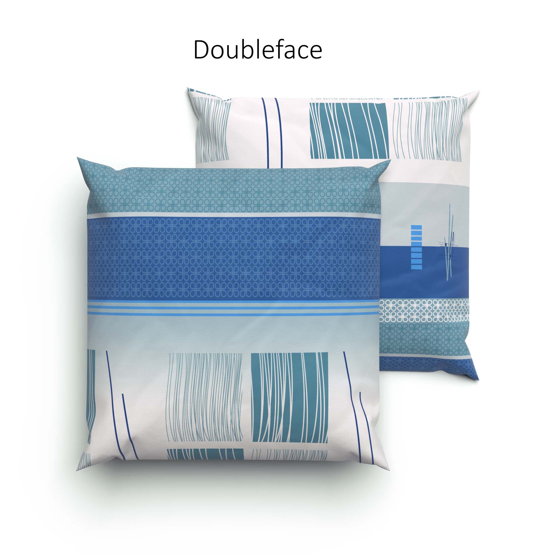 Lotus linge de lit jersey Amalfi bleu