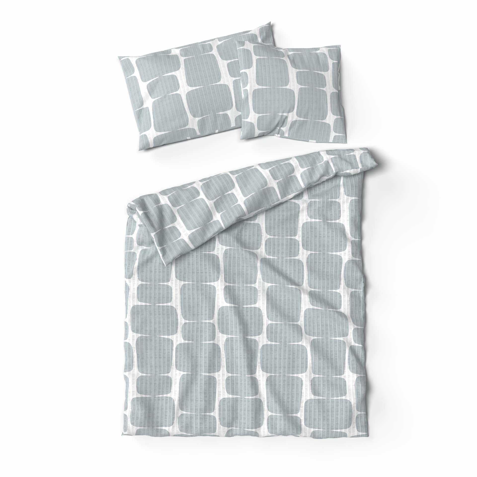 Lotus bed linen Seersucker Notker