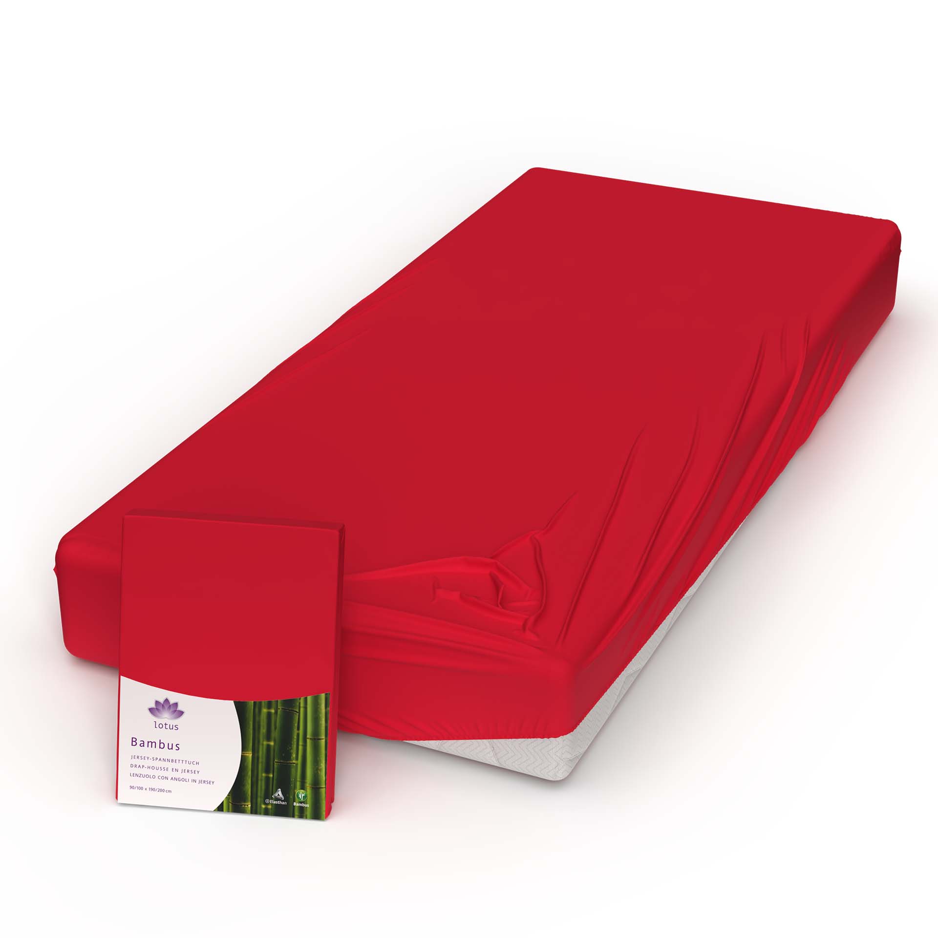 Lotus drap-housse bambou jersey Lotus drap-housse bambou jersey