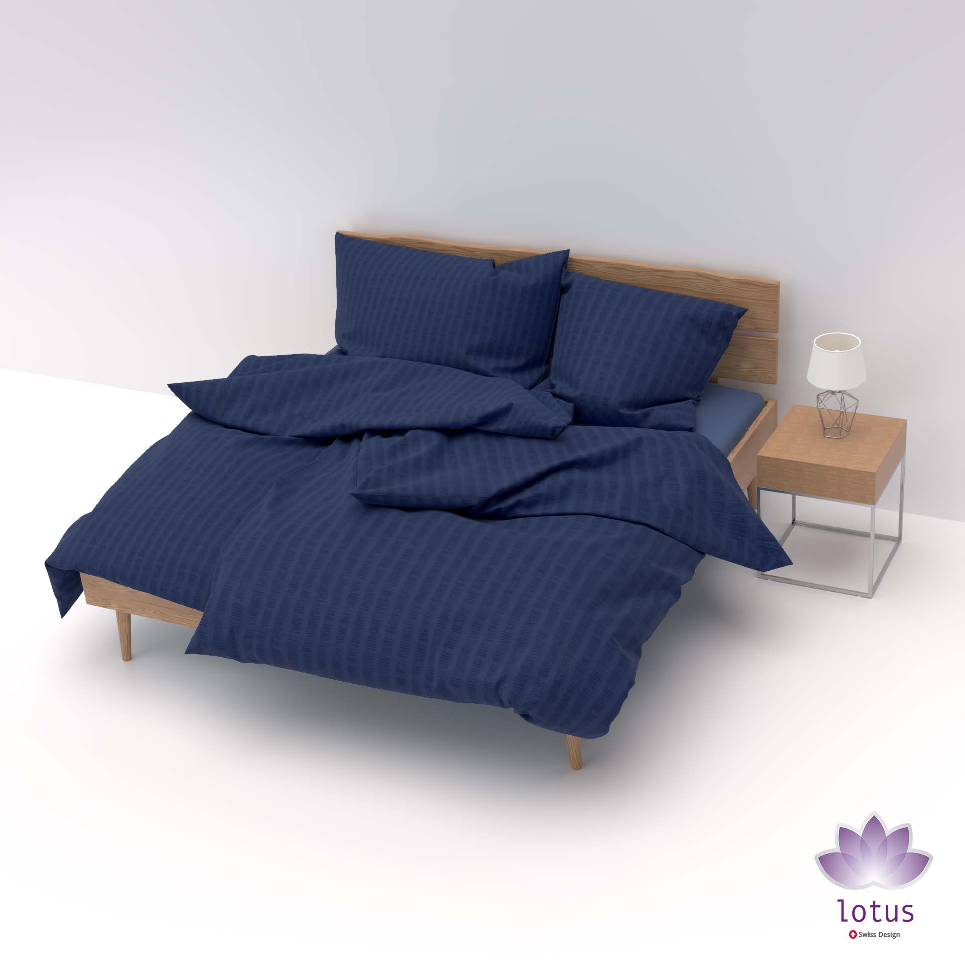 Lotus bed linen Satin Seersucker  uni Lotus bed linen Satin Seersucker  uni