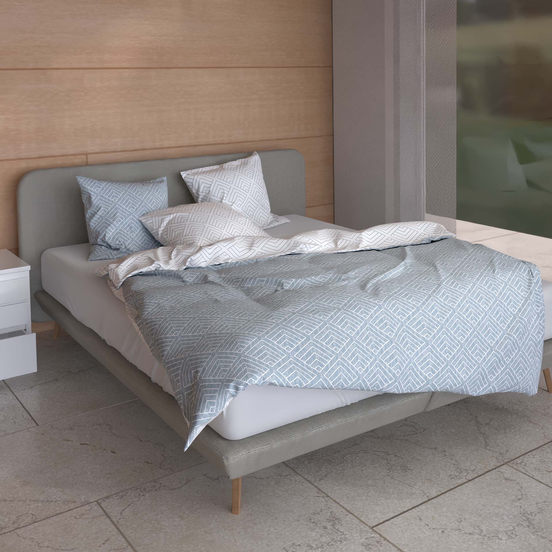 Lotus Création  linge de lit satin Lorin