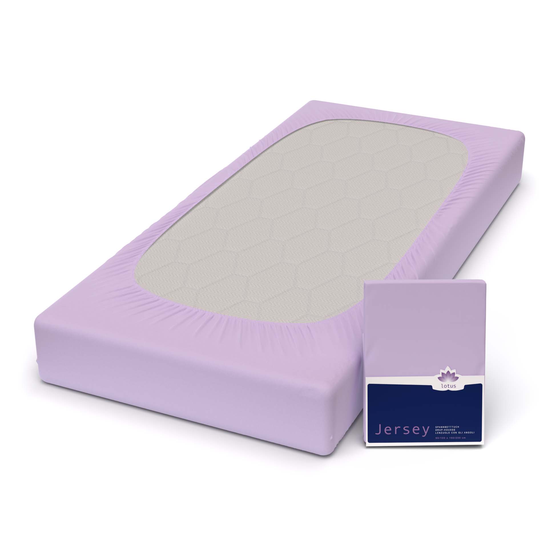 Lotus Jersey fitted sheet Comfort